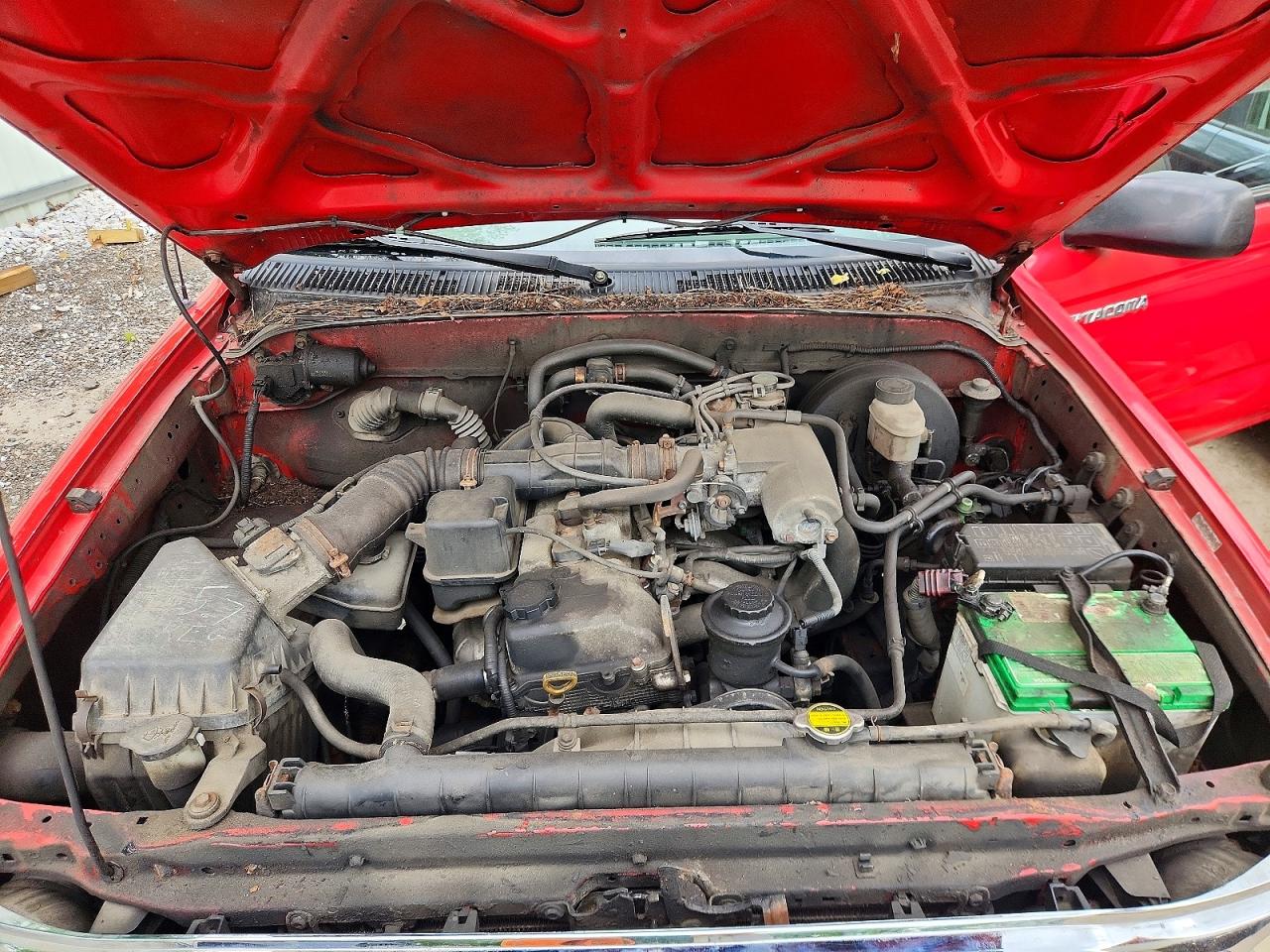 2002 Toyota Tacoma Xtracab Красный vin: 5TEWM72N02Z059858