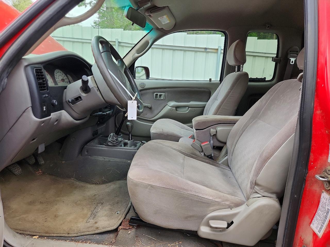 2002 Toyota Tacoma Xtracab Красный vin: 5TEWM72N02Z059858