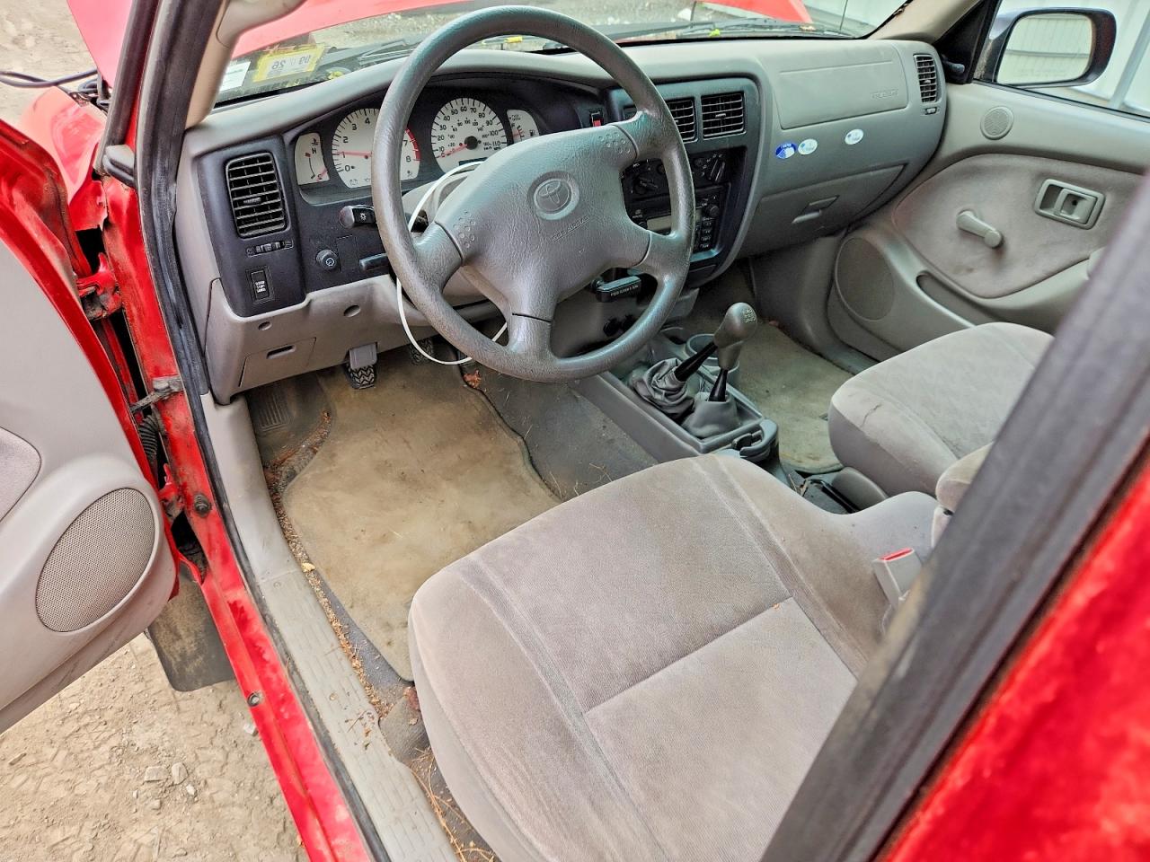 2002 Toyota Tacoma Xtracab Красный vin: 5TEWM72N02Z059858