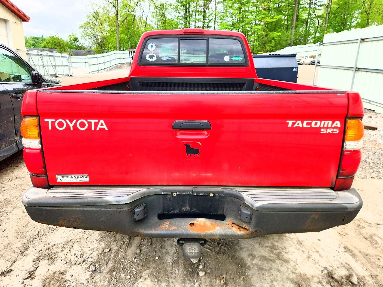 2002 Toyota Tacoma Xtracab Красный vin: 5TEWM72N02Z059858