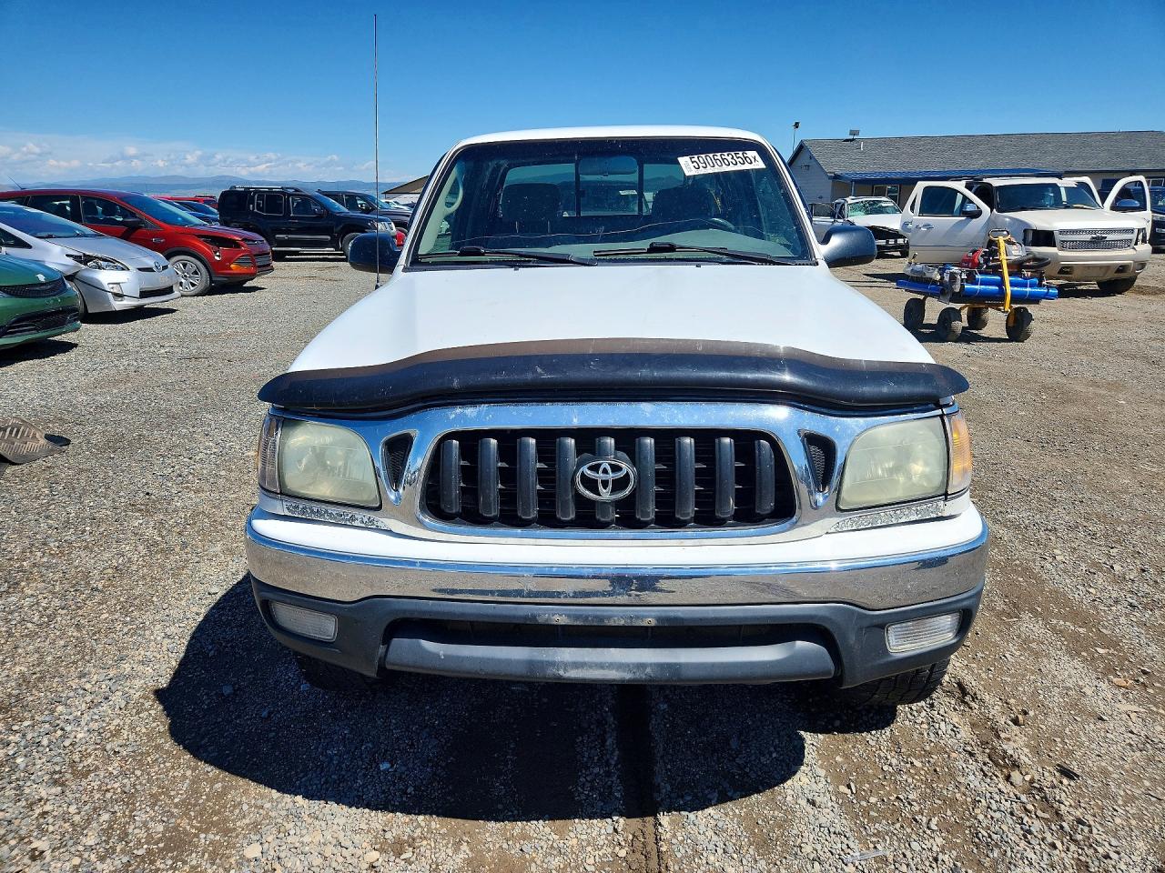 2004 Toyota Tacoma Xtracab White vin: 5TEWM72N14Z306906