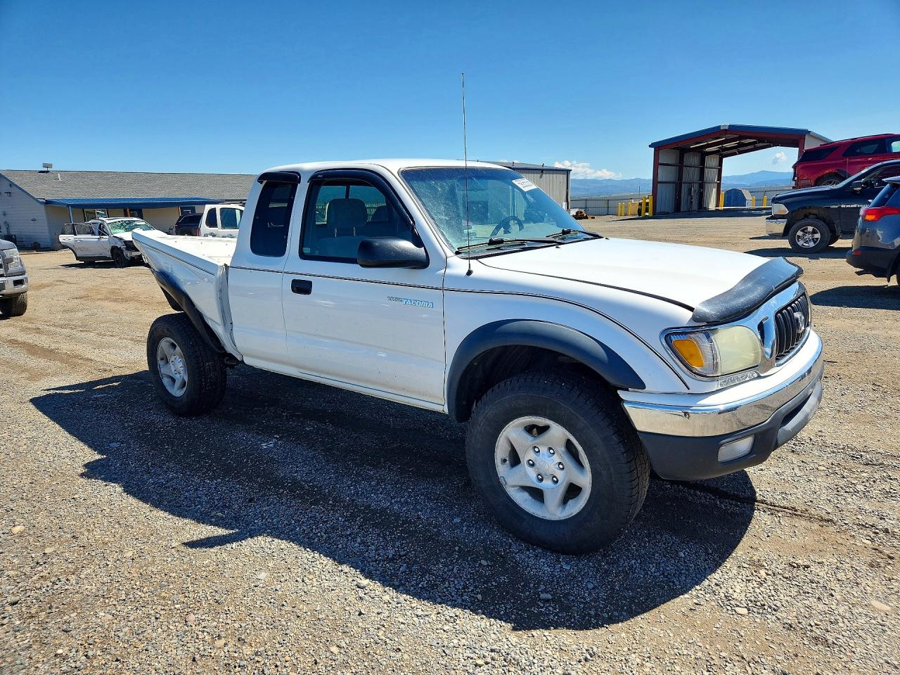 2004 Toyota Tacoma Xtracab White vin: 5TEWM72N14Z306906