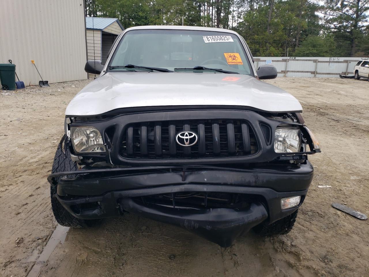 2004 Toyota Tacoma Xtracab Silver vin: 5TEWM72N24Z397555