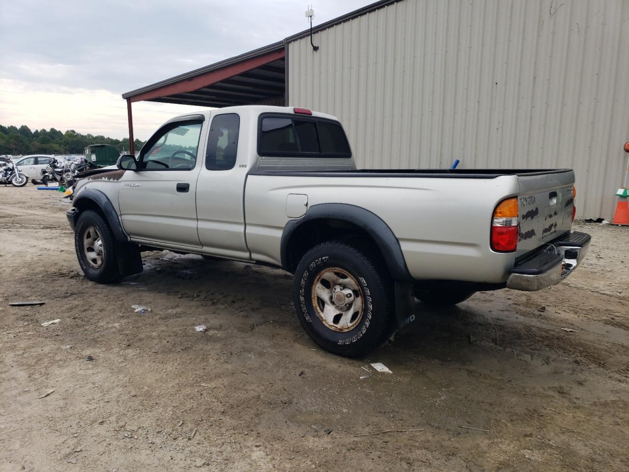 2004 Toyota Tacoma Xtracab Silver vin: 5TEWM72N24Z397555