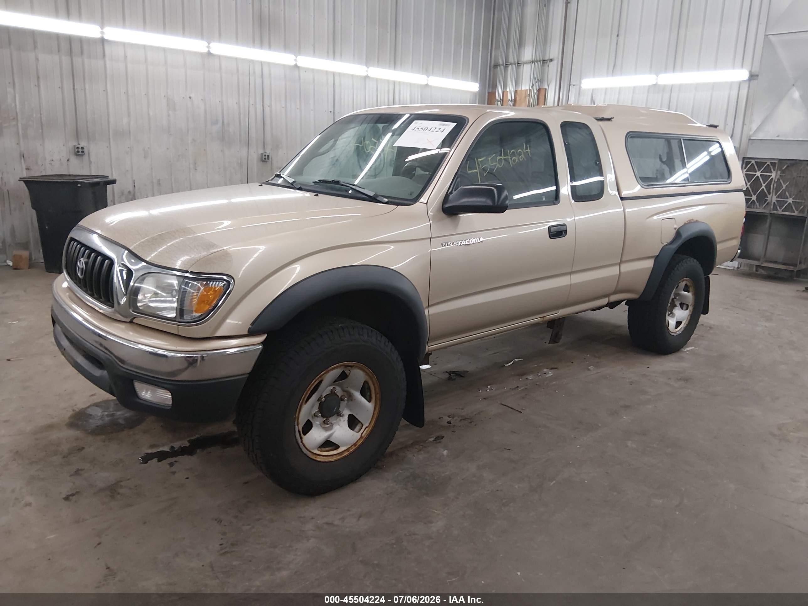 2001 Toyota Tacoma   Gold vin: 5TEWM72N31Z764409