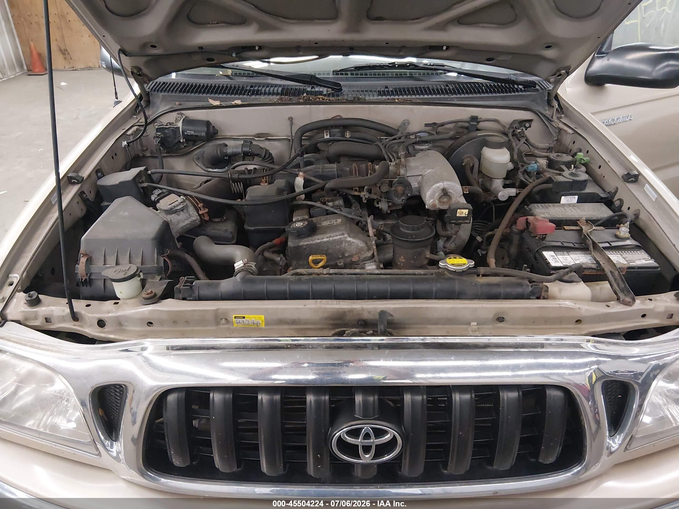 2001 Toyota Tacoma   Gold vin: 5TEWM72N31Z764409
