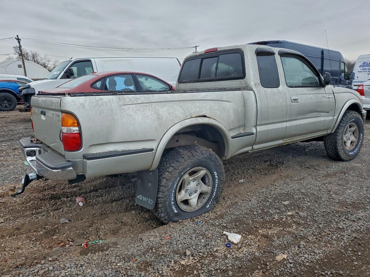 2001 Toyota Tacoma Gray vin: 5TEWM72N31Z826049