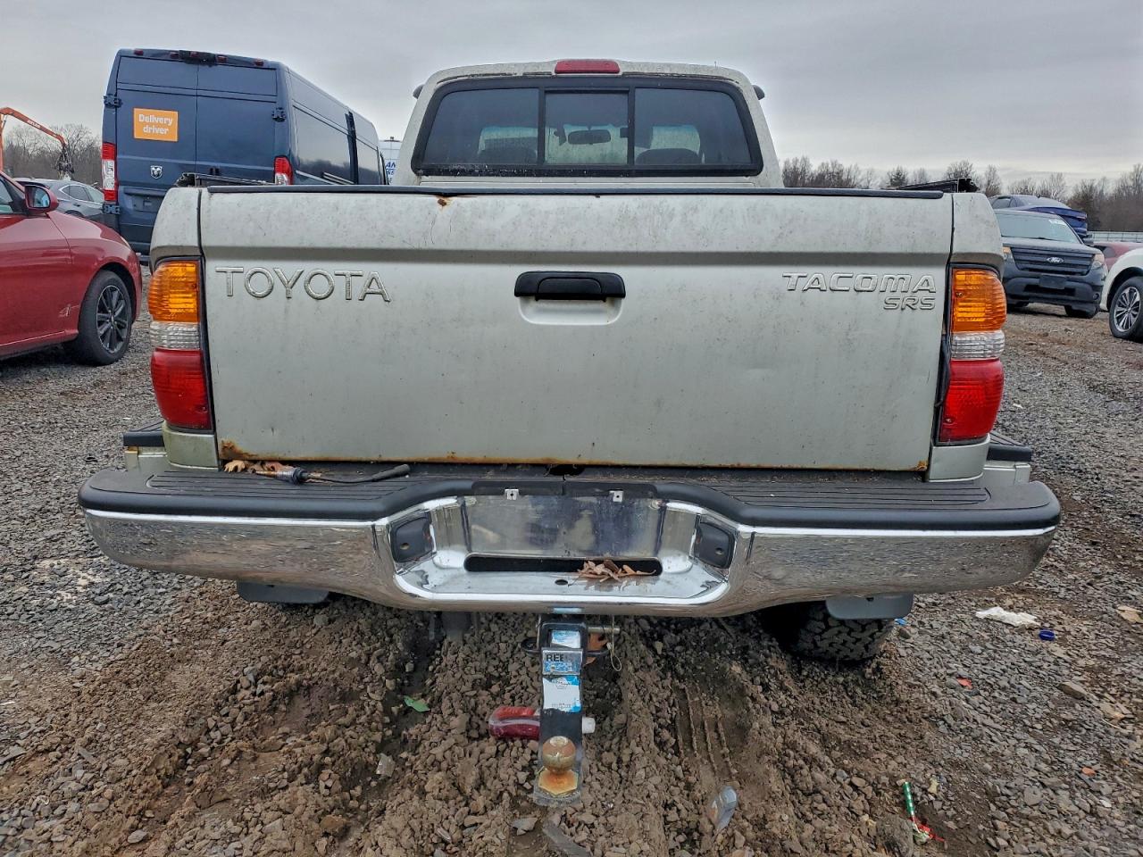 2001 Toyota Tacoma Gray vin: 5TEWM72N31Z826049