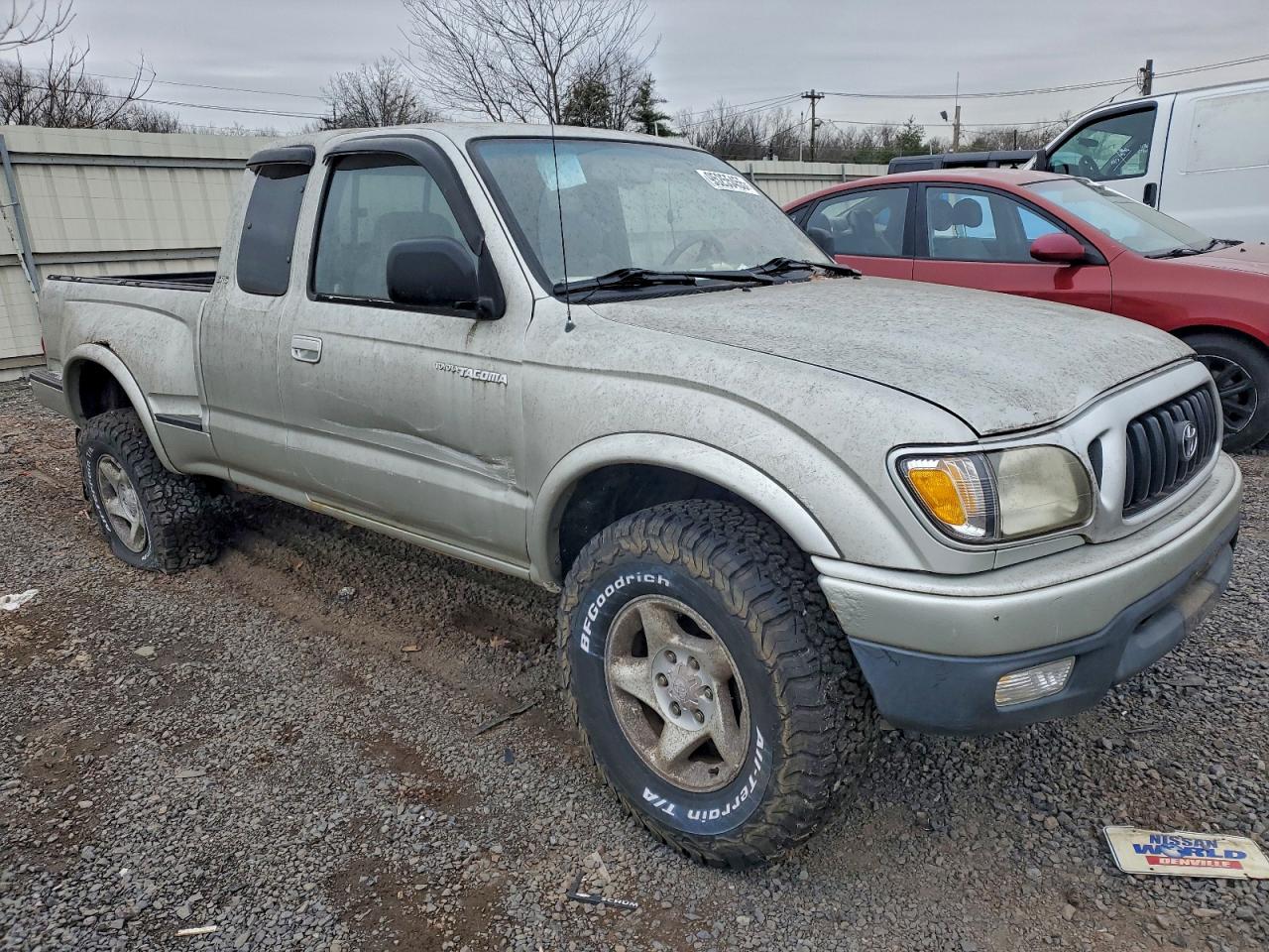 2001 Toyota Tacoma Gray vin: 5TEWM72N31Z826049