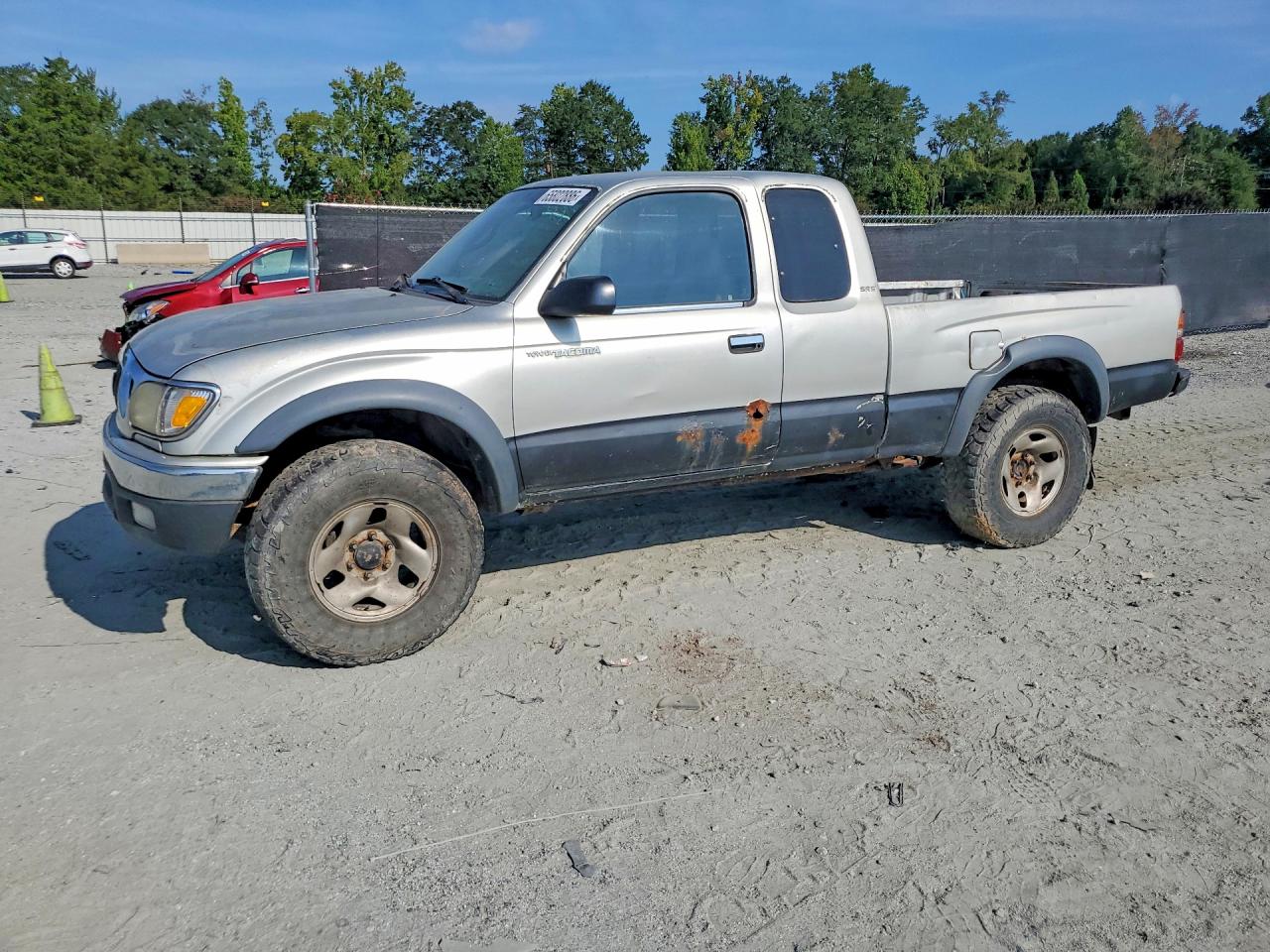 2002 Toyota Tacoma Base Silver vin: 5TEWM72N32Z030242