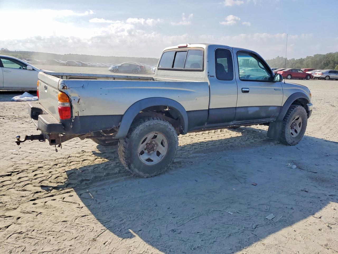 2002 Toyota Tacoma Base Silver vin: 5TEWM72N32Z030242