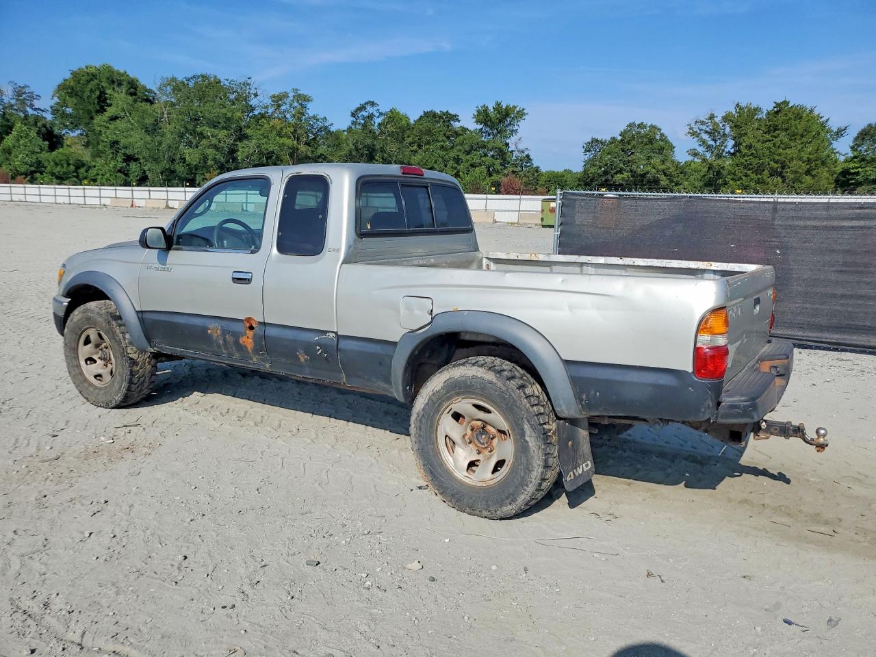 2002 Toyota Tacoma Base Silver vin: 5TEWM72N32Z030242
