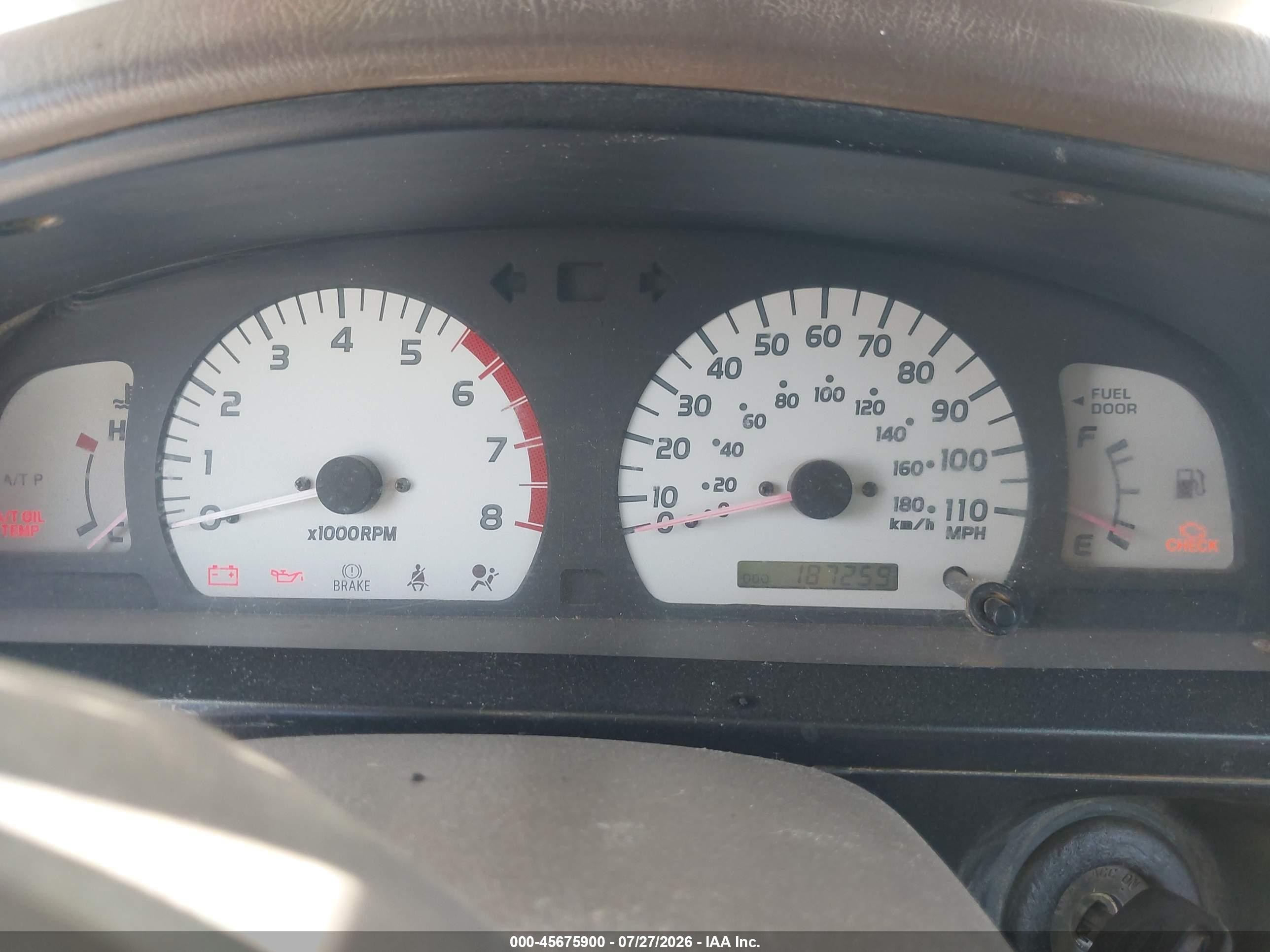 2002 Toyota Tacoma   White vin: 5TEWM72N32Z080266