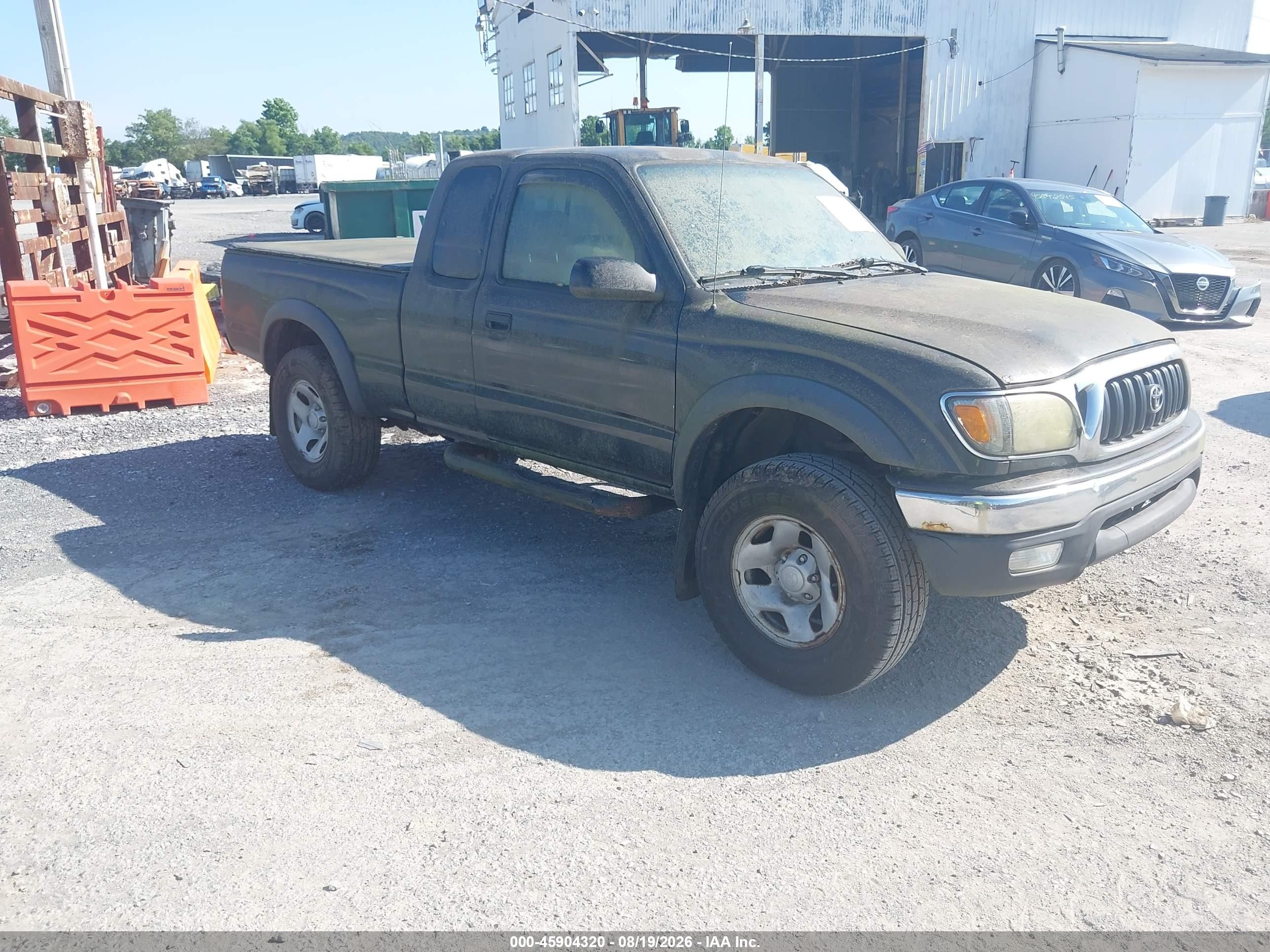 2003 Toyota Tacoma   Black vin: 5TEWM72N33Z148177