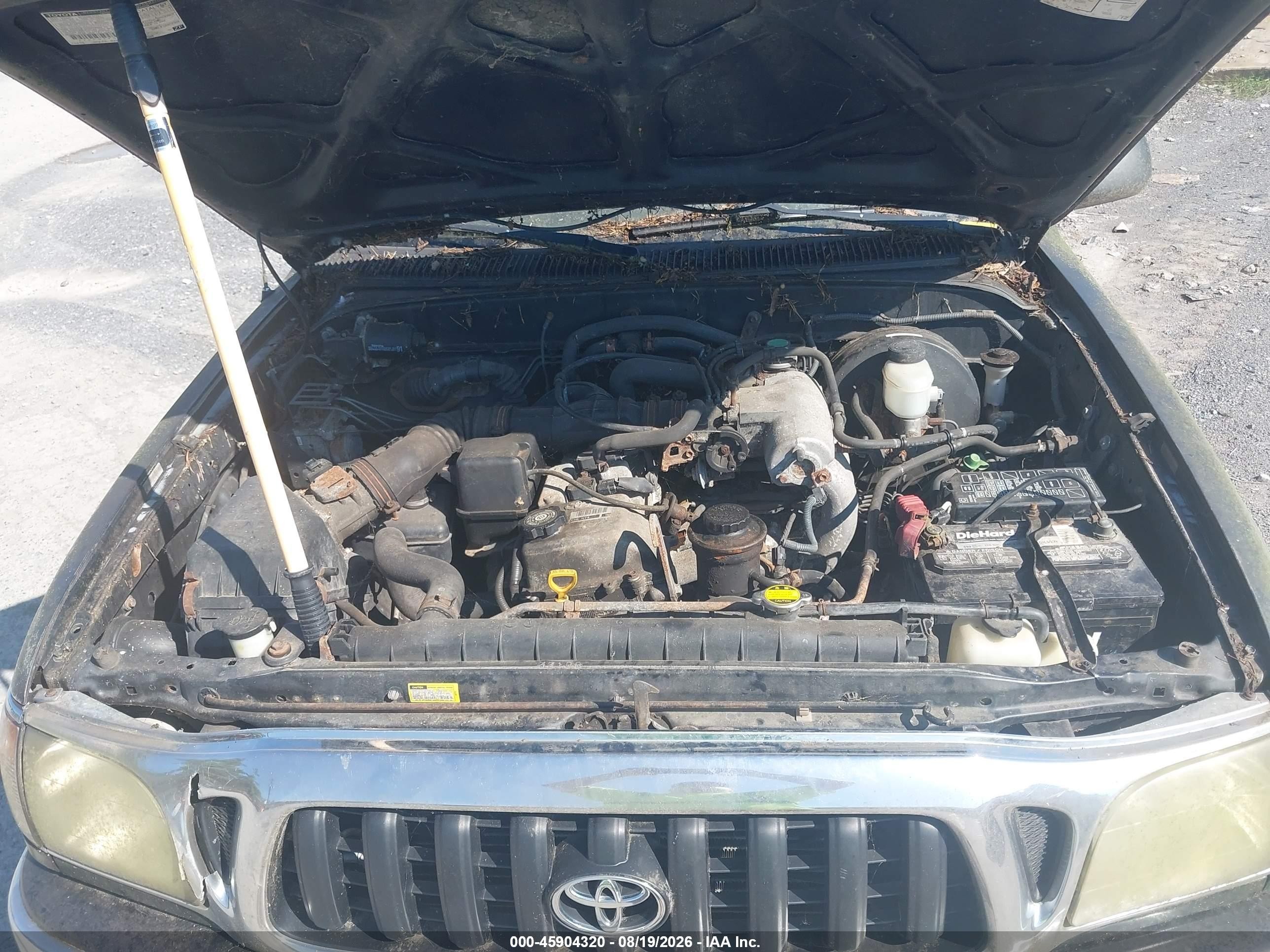 2003 Toyota Tacoma   Black vin: 5TEWM72N33Z148177