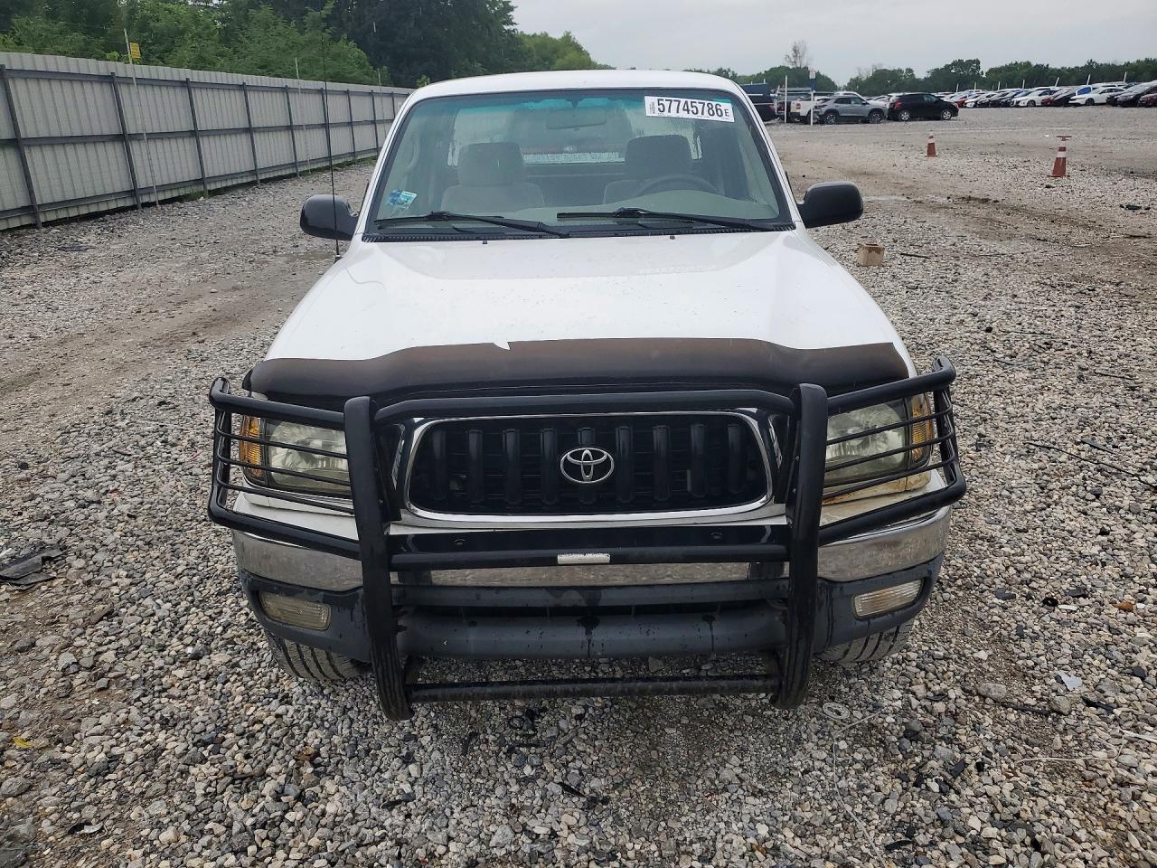 2001 Toyota Tacoma Xtracab White vin: 5TEWM72N41Z868178