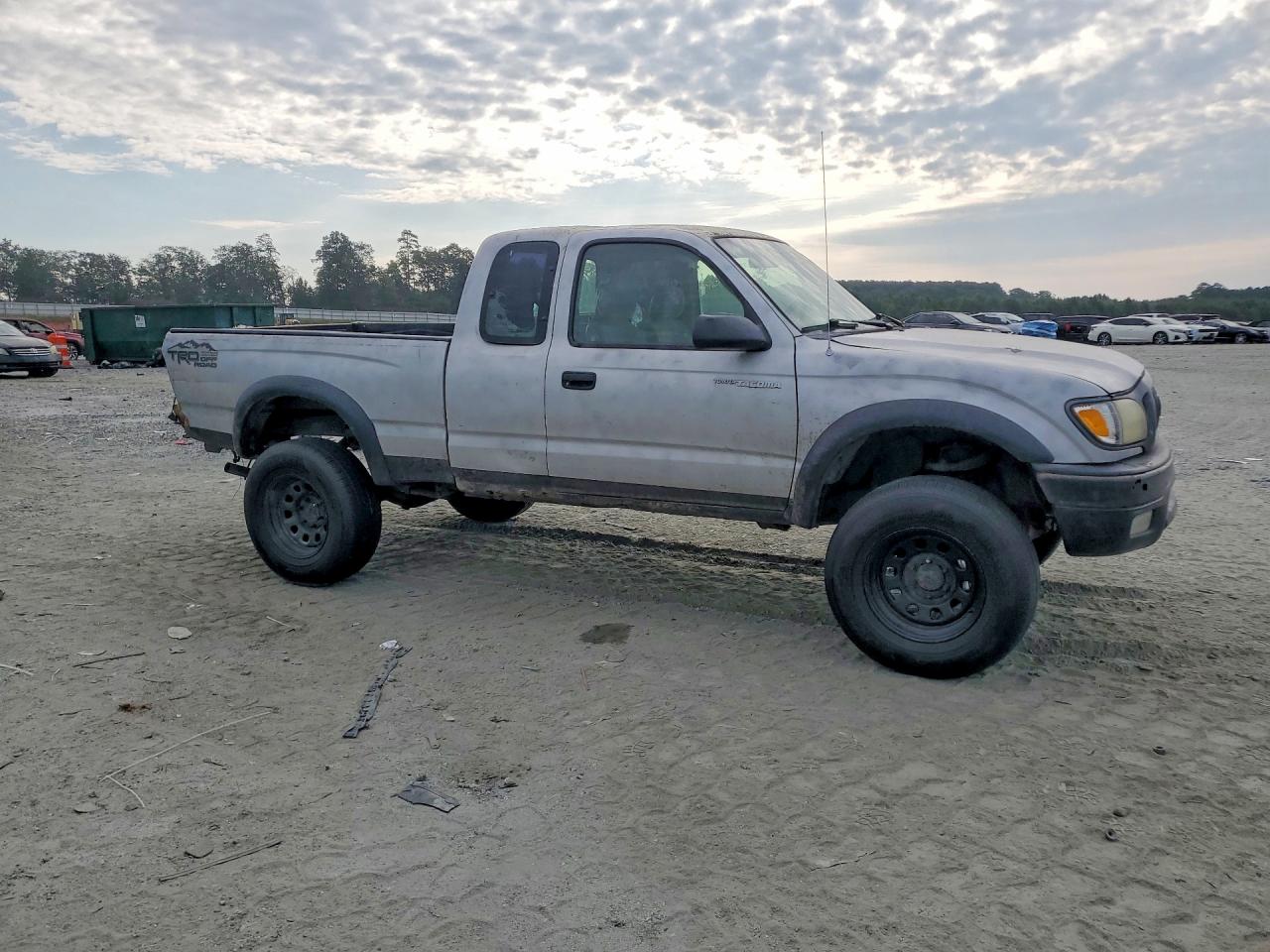 2004 Toyota Tacoma Base Gray vin: 5TEWM72N44Z358403
