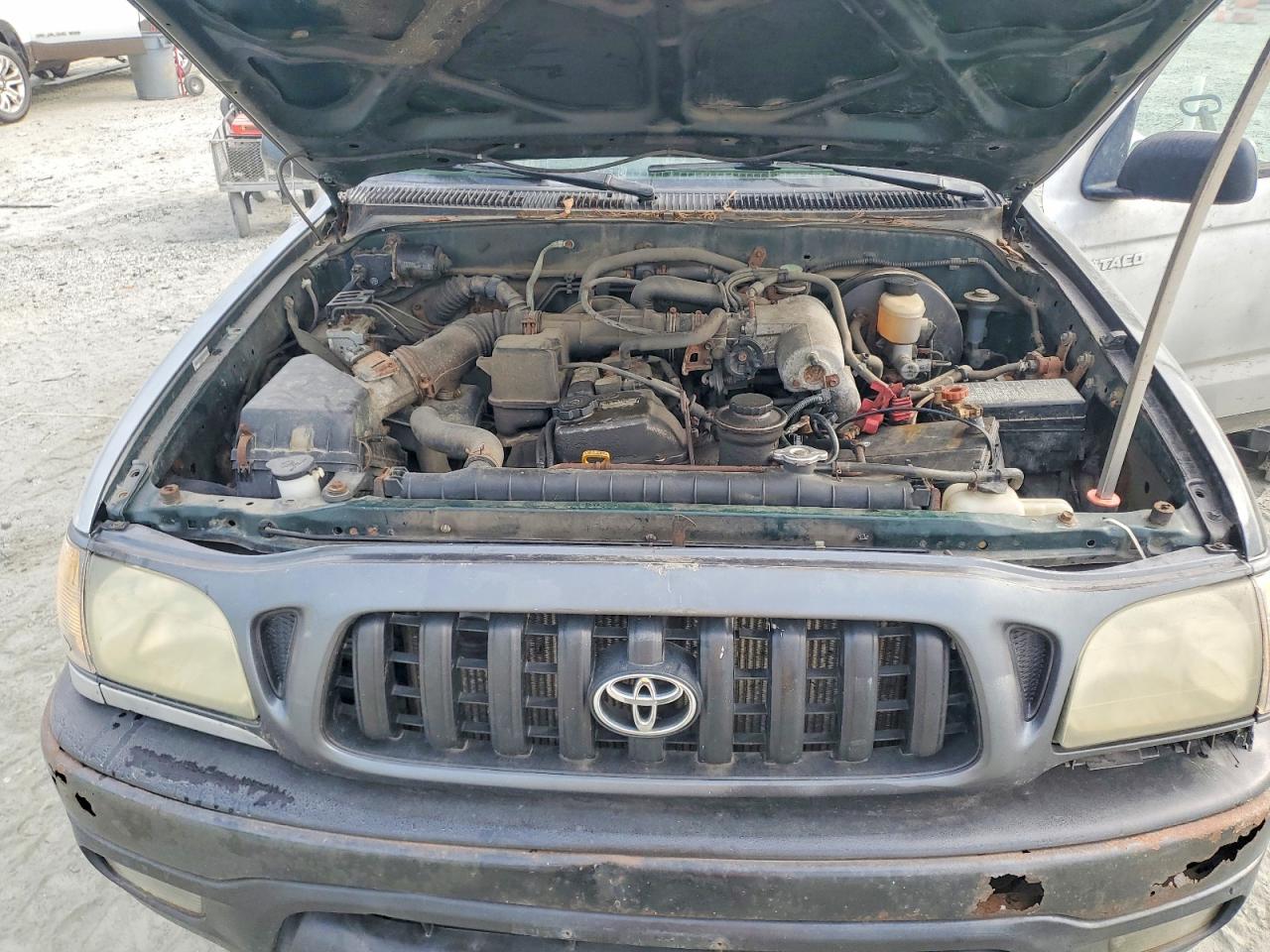 2004 Toyota Tacoma Base Gray vin: 5TEWM72N44Z358403