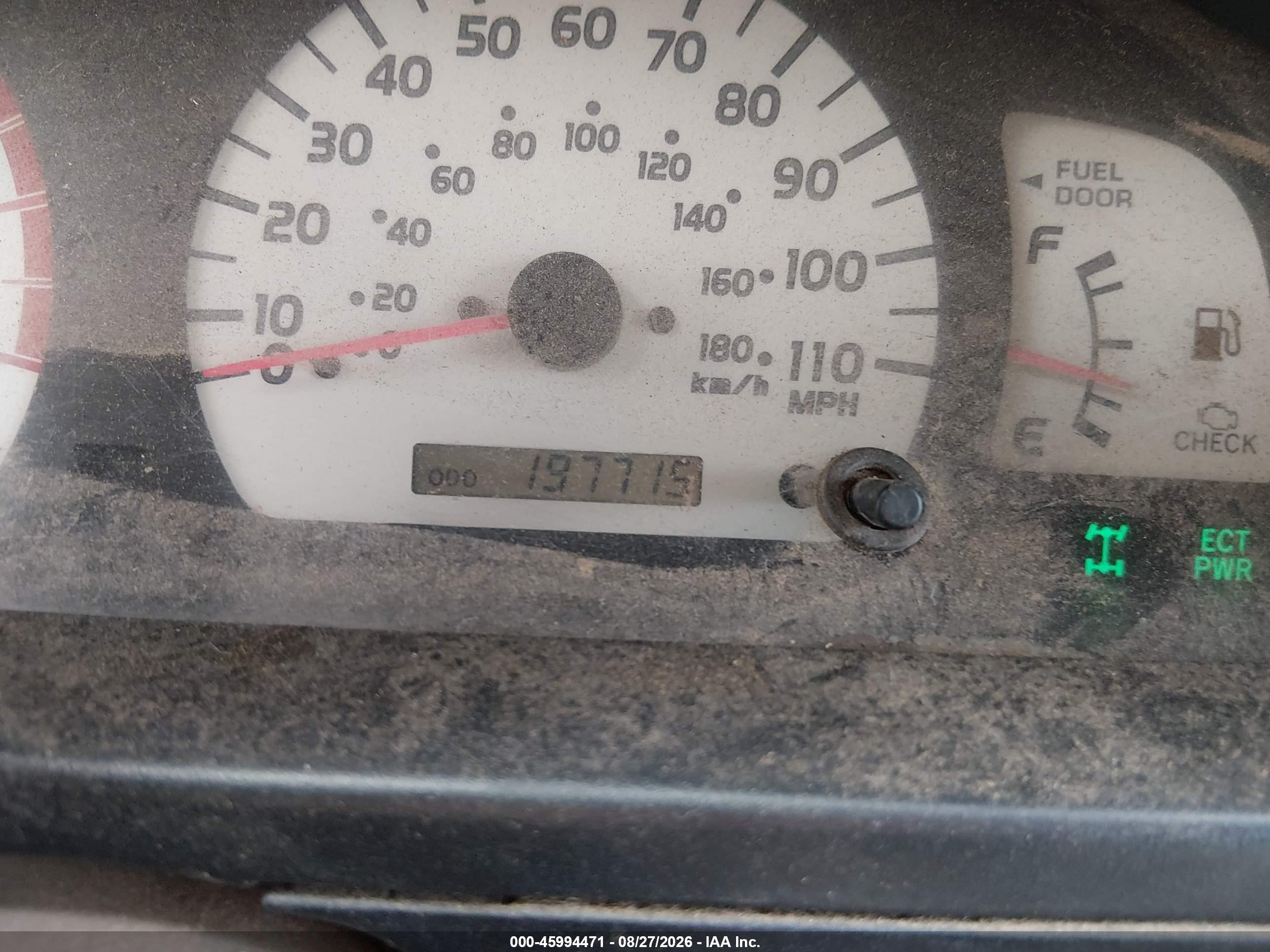 2001 Toyota Tacoma   Зеленый vin: 5TEWM72N61Z803042