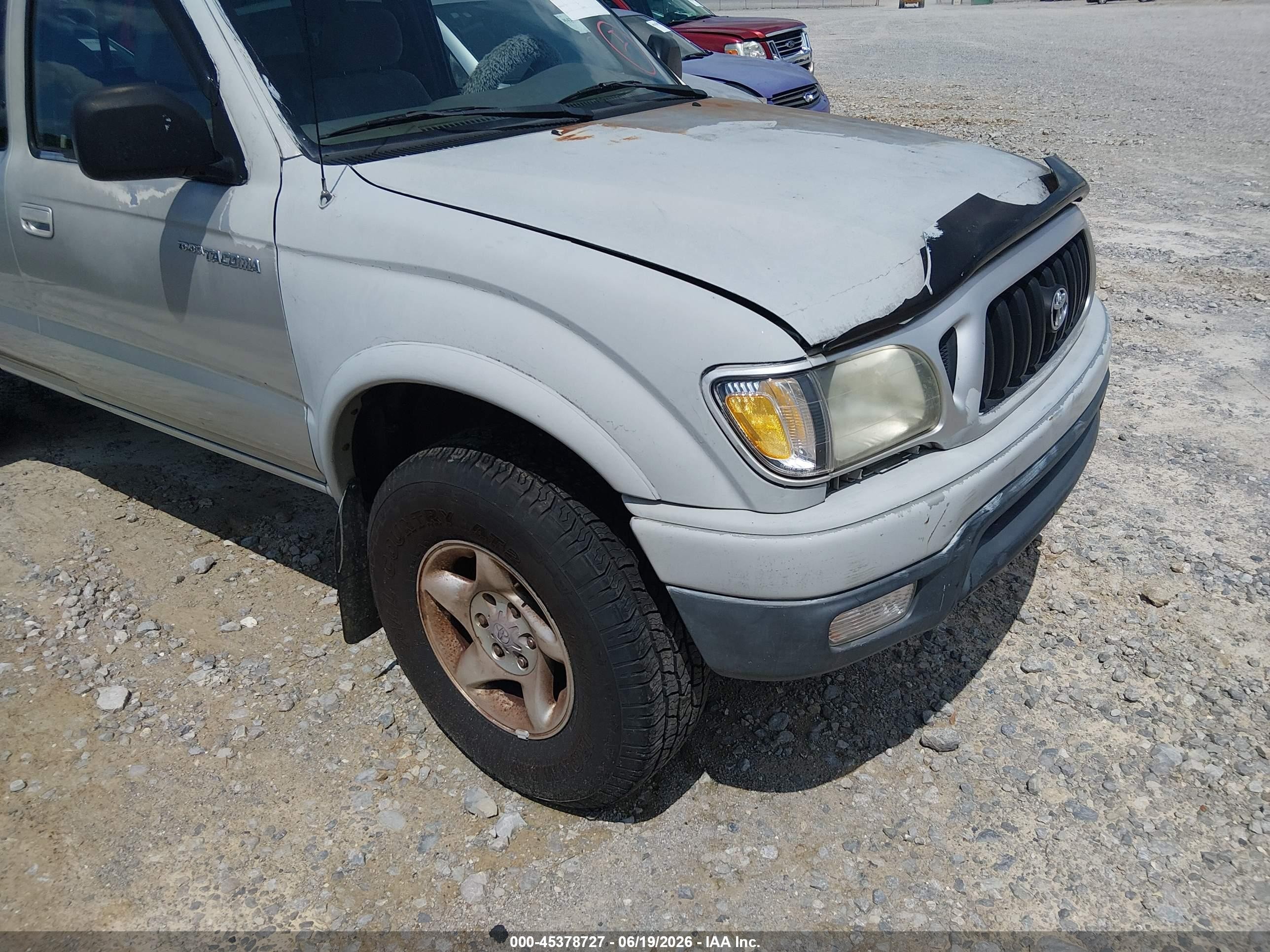 2001 Toyota Tacoma   Brown vin: 5TEWM72N71Z819489