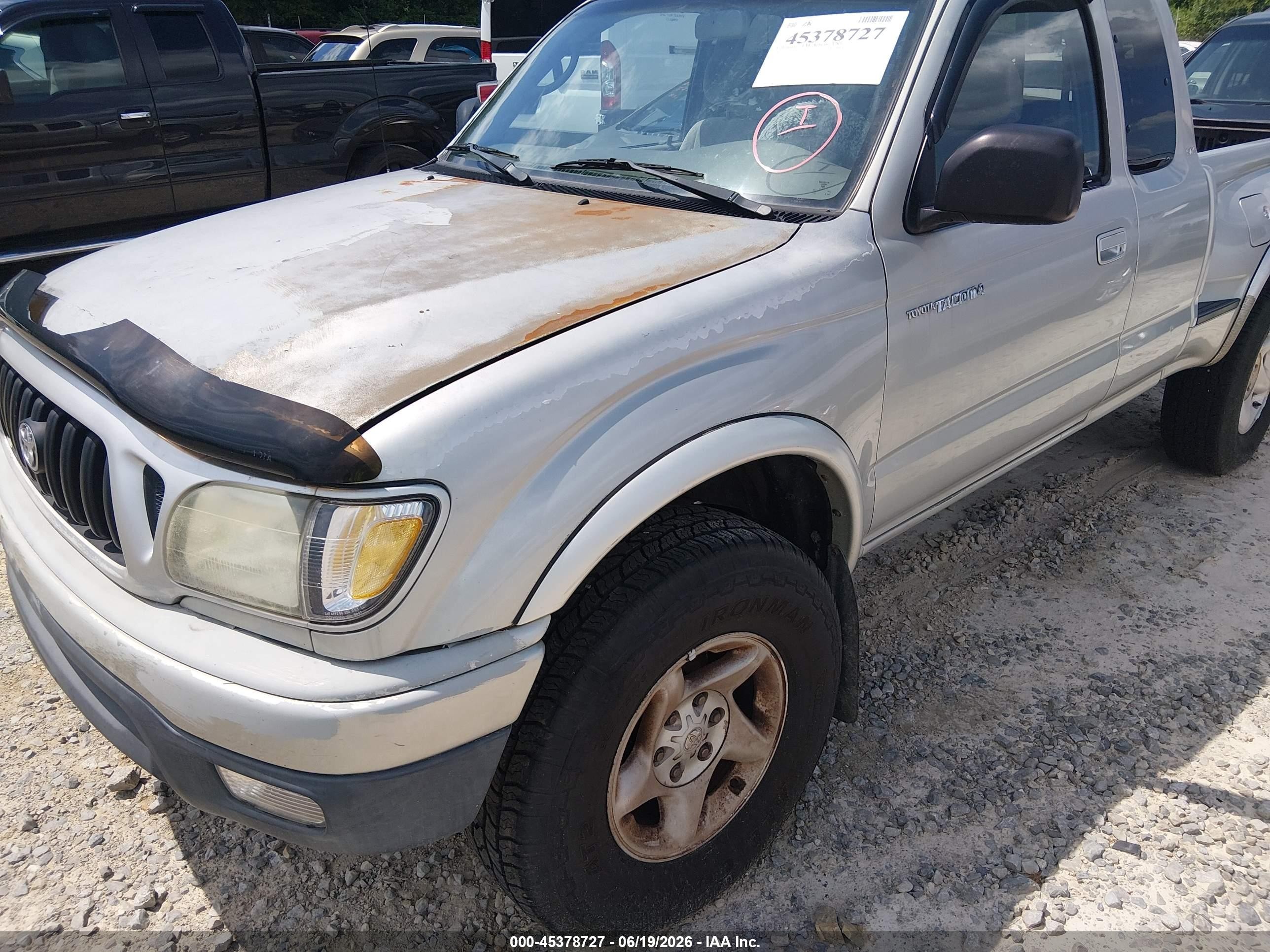 2001 Toyota Tacoma   Brown vin: 5TEWM72N71Z819489