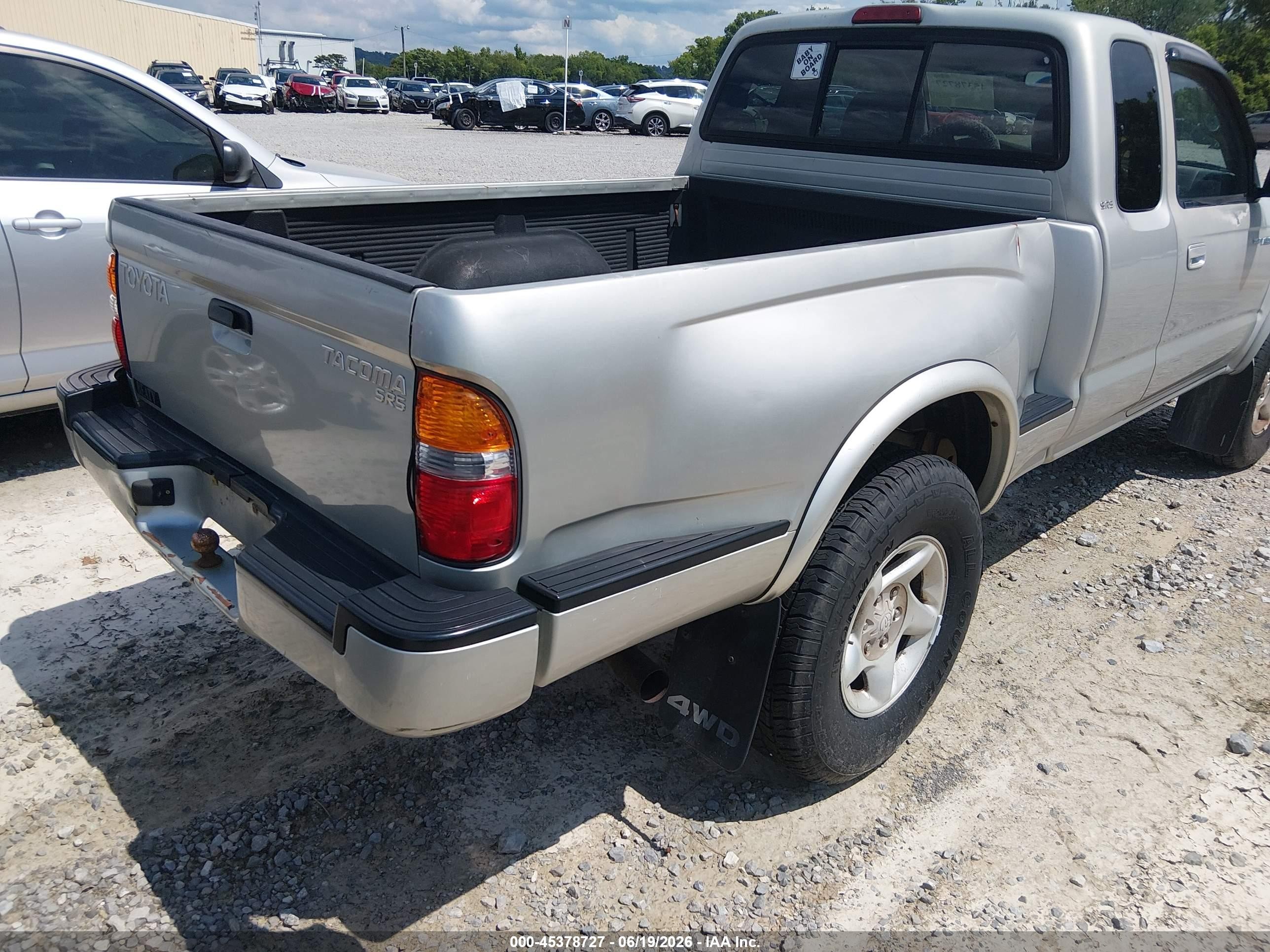 2001 Toyota Tacoma   Brown vin: 5TEWM72N71Z819489