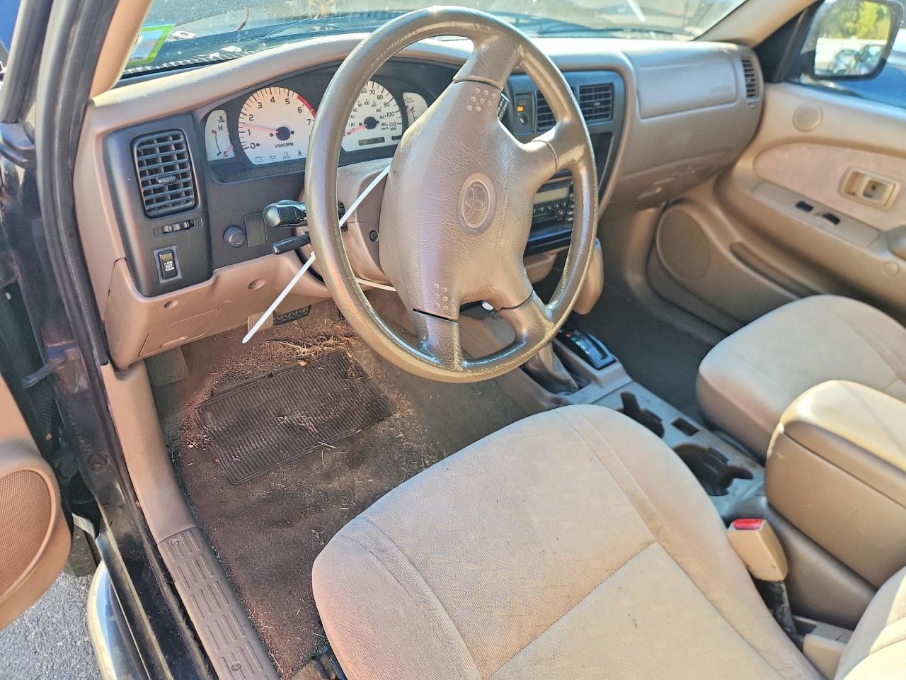 2001 Toyota Tacoma Base Black vin: 5TEWM72N71Z860396