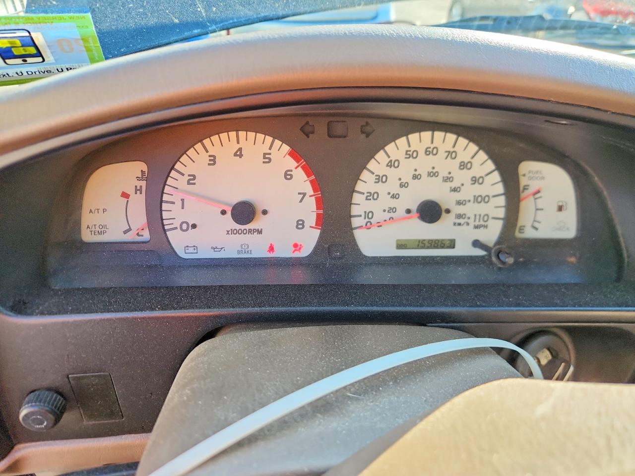 2001 Toyota Tacoma Base Black vin: 5TEWM72N71Z860396