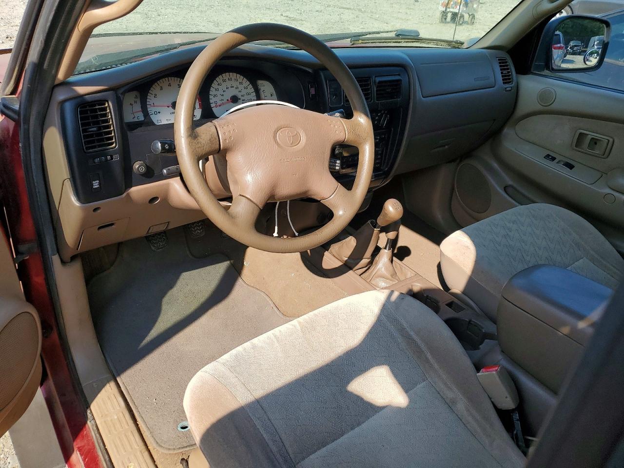 2002 Toyota Tacoma Base Red vin: 5TEWM72N72Z022404