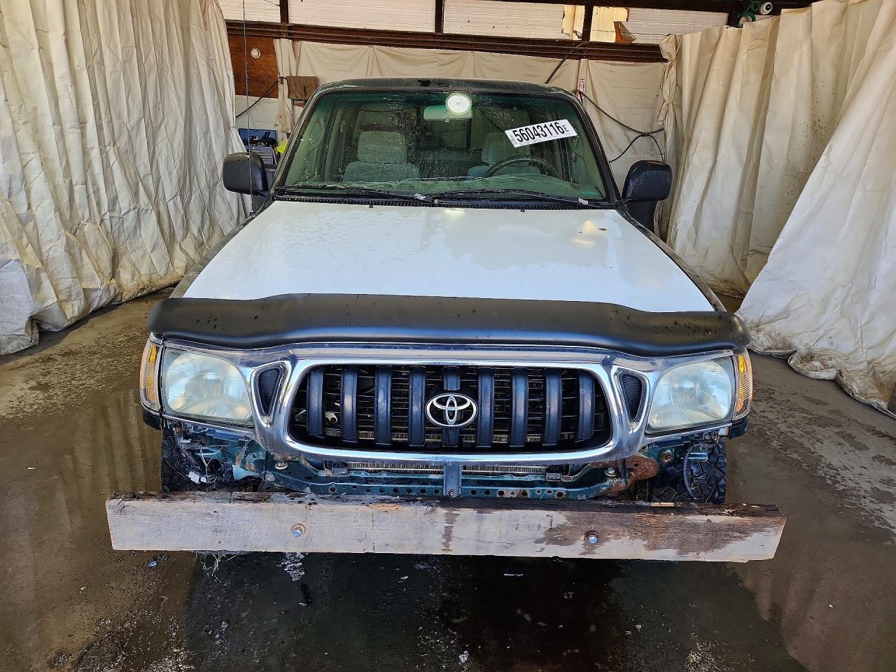 2003 Toyota Tacoma Xtracab Green vin: 5TEWM72N73Z154497