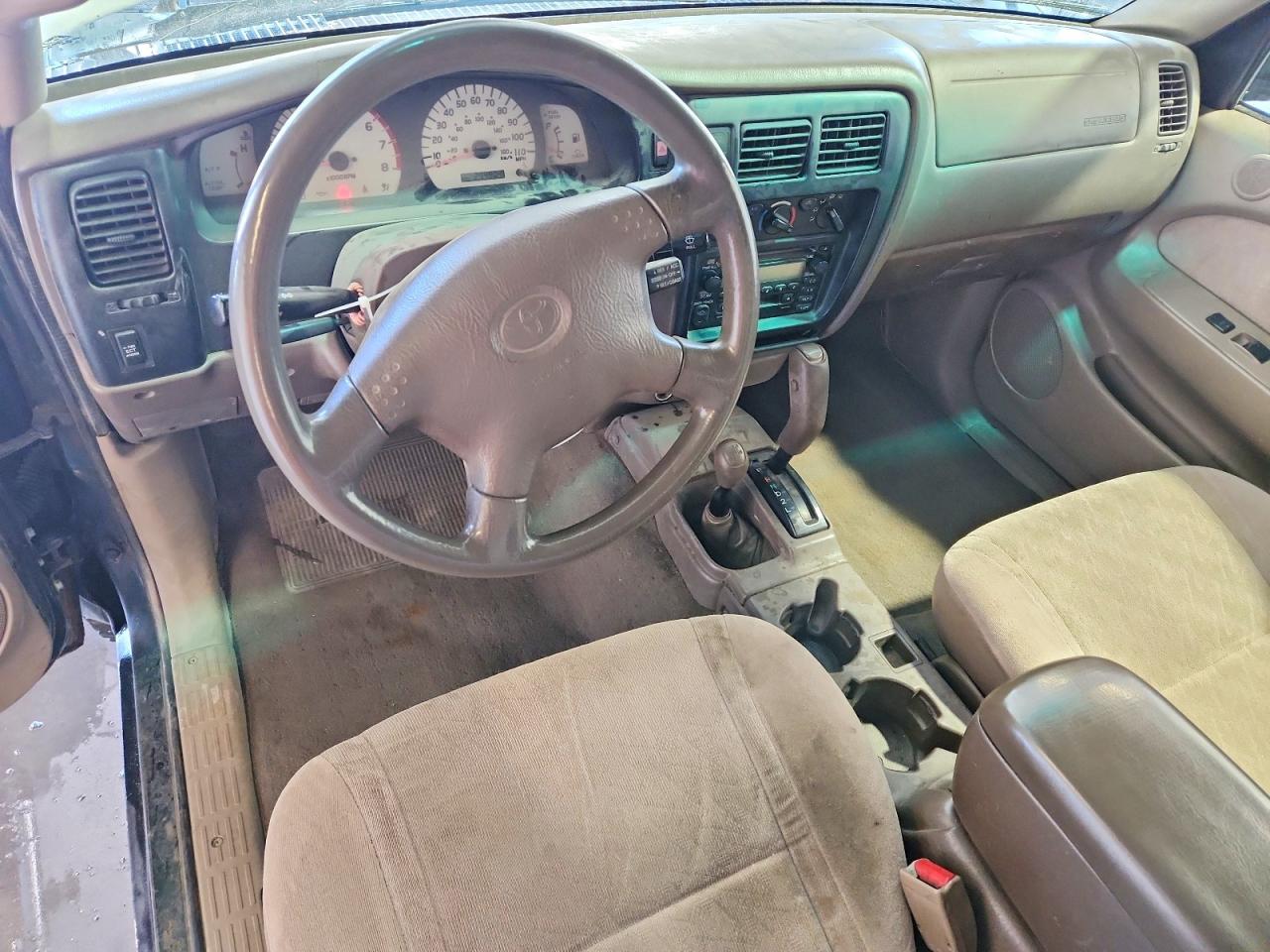 2003 Toyota Tacoma Xtracab Green vin: 5TEWM72N73Z154497