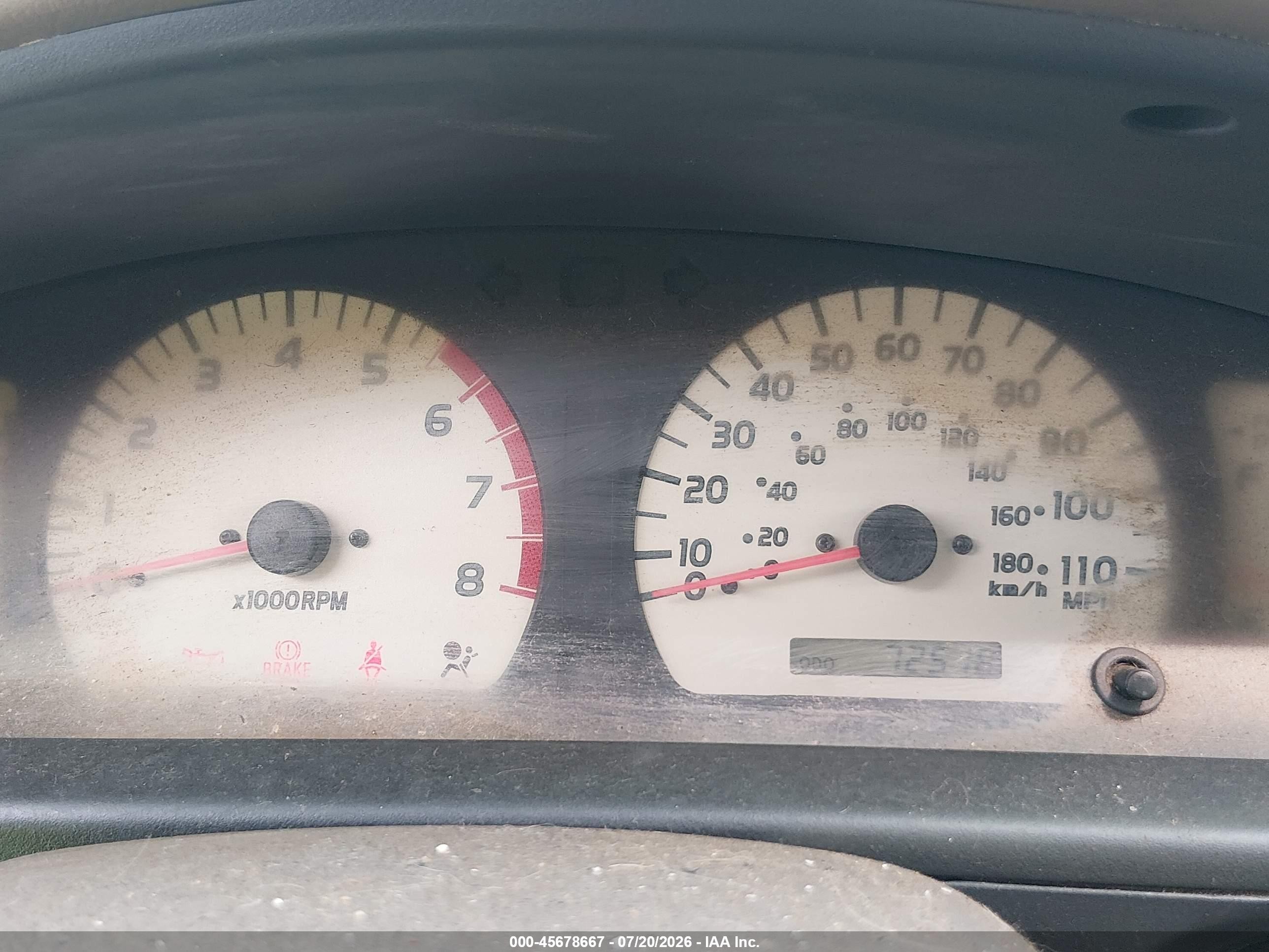 2003 Toyota Tacoma   Зеленый vin: 5TEWM72N73Z247844