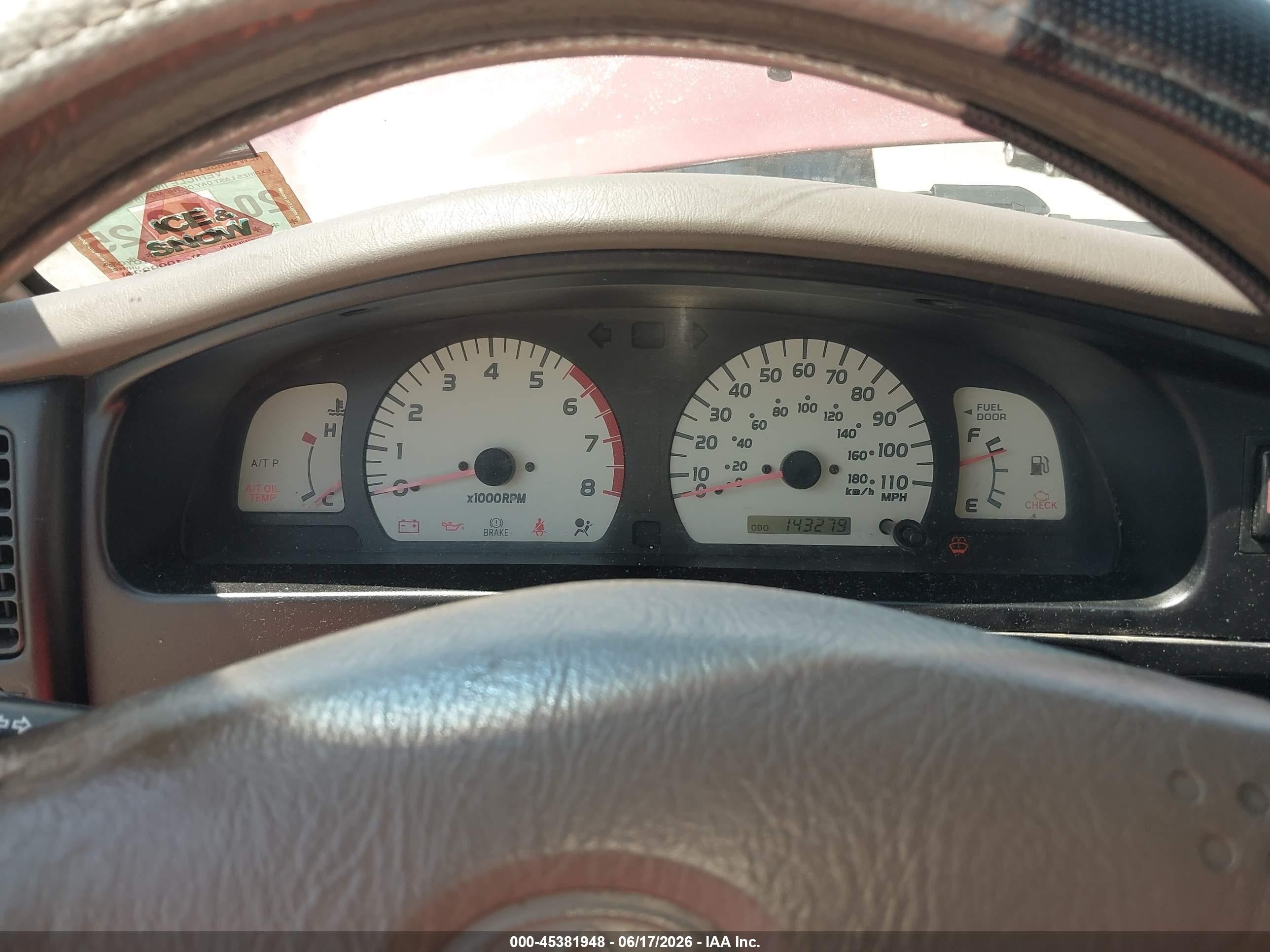 2001 Toyota Tacoma   Red vin: 5TEWM72N81Z820408