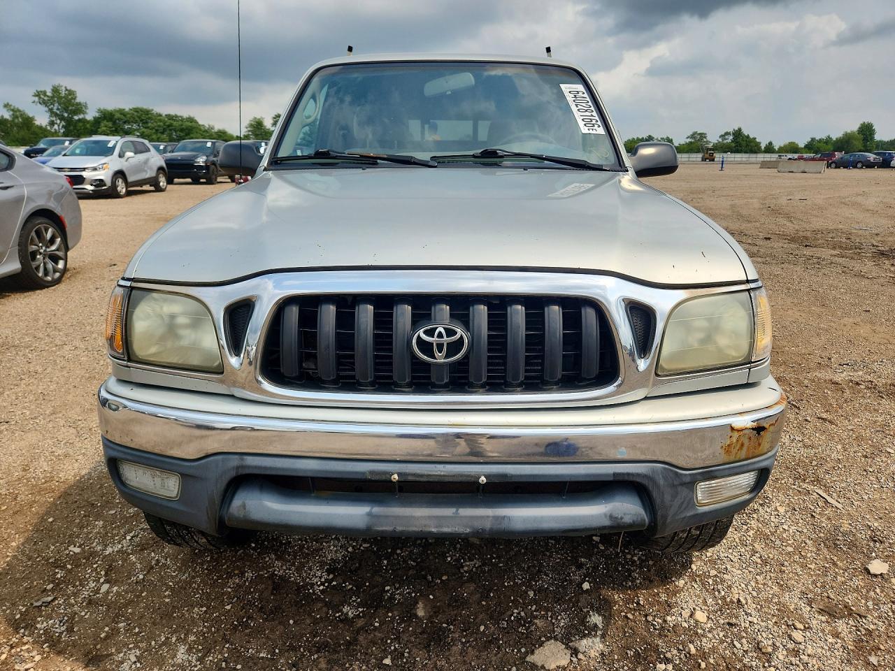 2003 Toyota Tacoma Base Silver vin: 5TEWM72N83Z150331