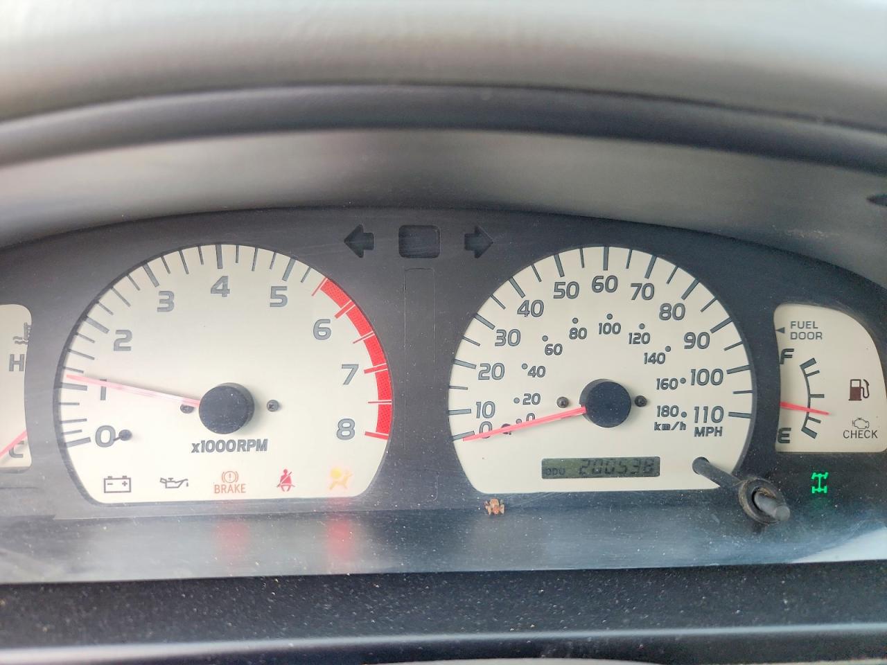 2001 Toyota Tacoma Xtracab Charcoal vin: 5TEWM72N91Z868290