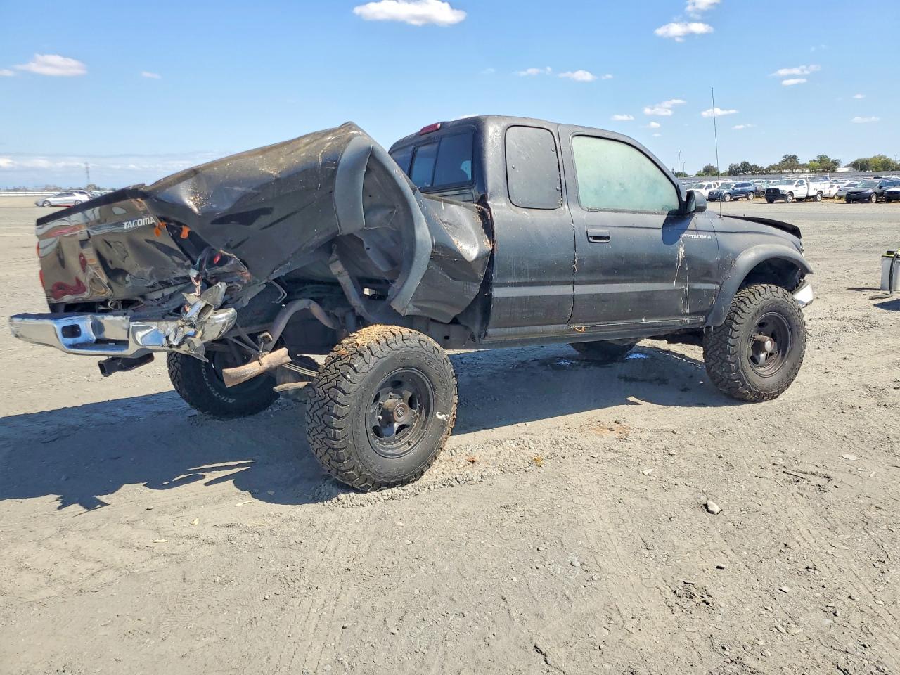 2002 Toyota Tacoma Base Black vin: 5TEWM72NX2Z139362
