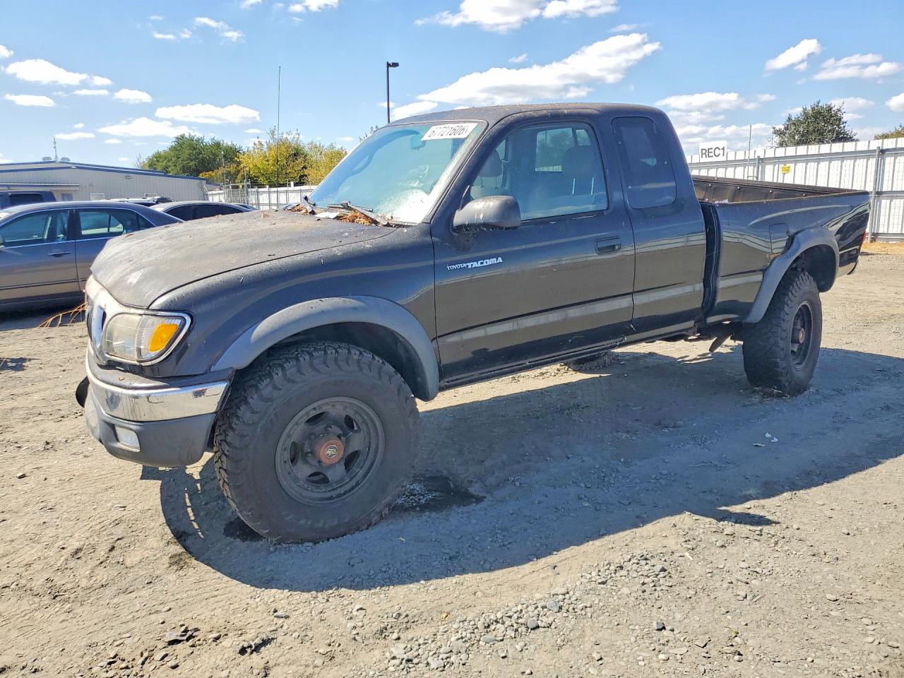 2002 Toyota Tacoma Base Black vin: 5TEWM72NX2Z139362