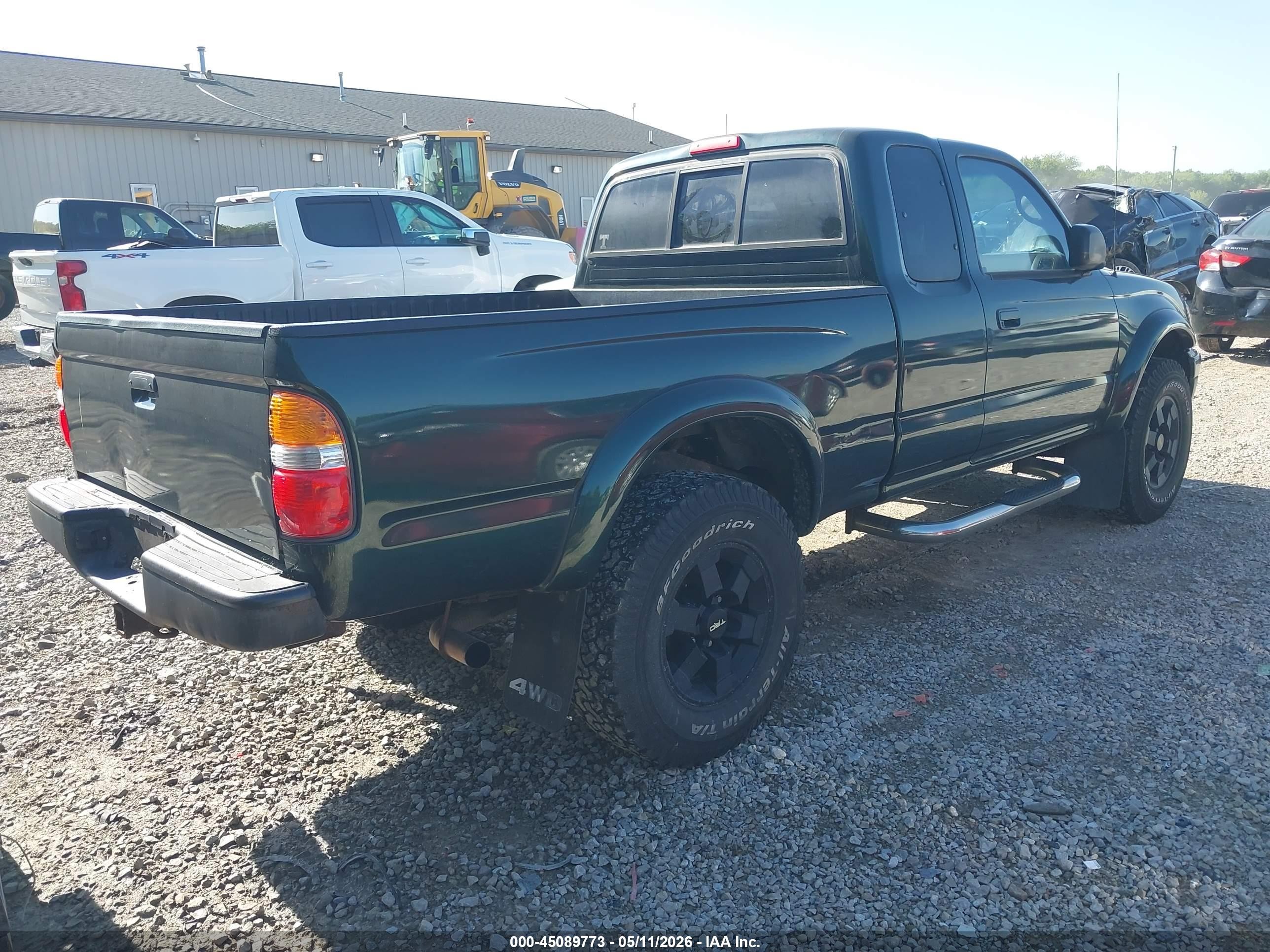 2001 Toyota Tacoma Base V6 Зеленый vin: 5TEWN72N01Z723913