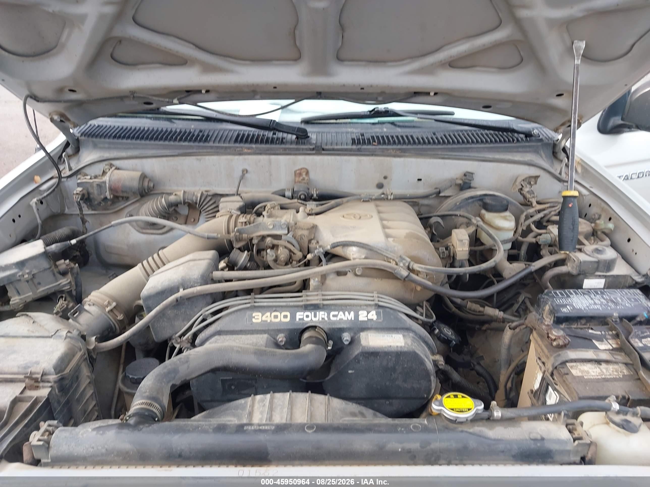 2001 Toyota Tacoma Base V6 Silver vin: 5TEWN72N01Z729629