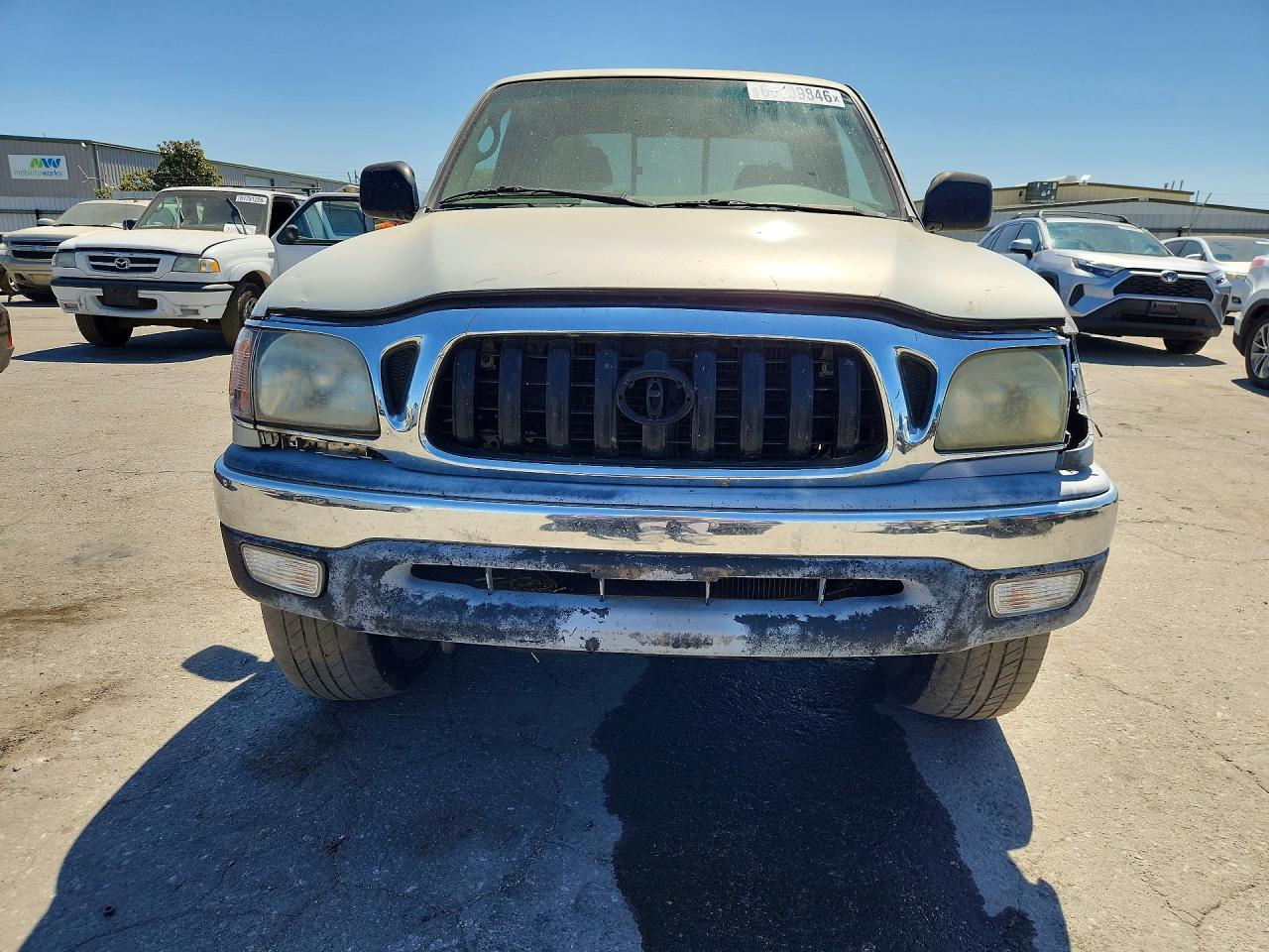 2001 Toyota Tacoma Xtracab Silver vin: 5TEWN72N01Z809609