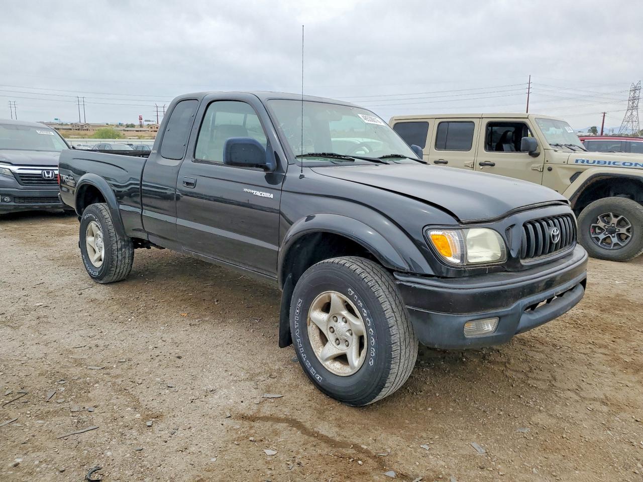 2004 Toyota Tacoma Xtracab Черный vin: 5TEWN72N04Z436351