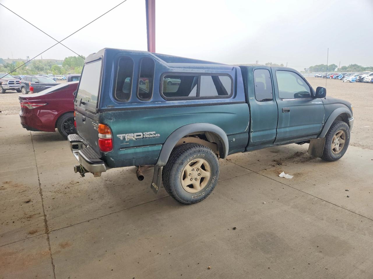 2001 Toyota Tacoma V6 Green vin: 5TEWN72N11Z833529