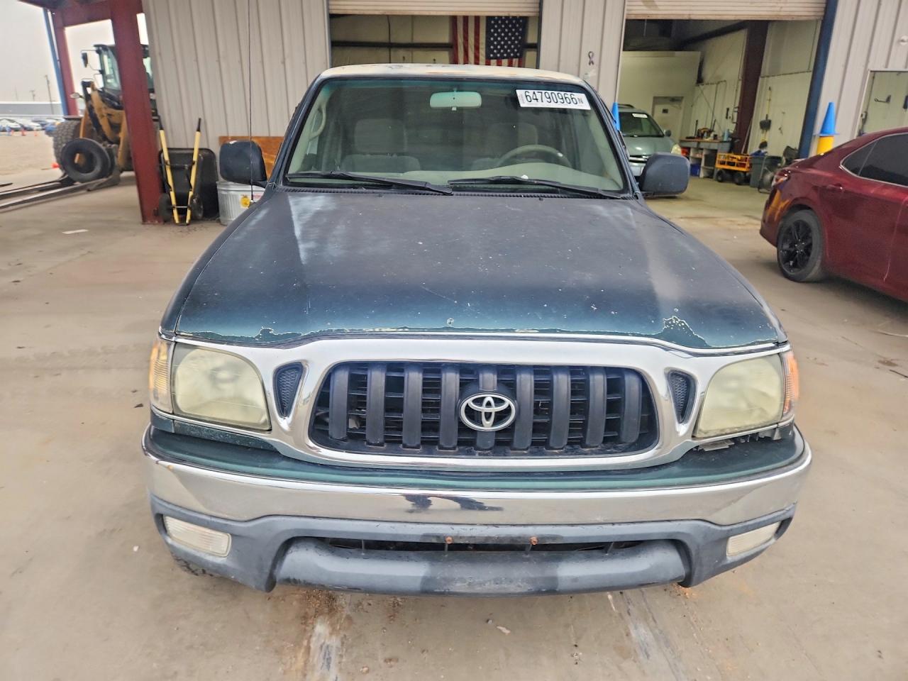 2001 Toyota Tacoma V6 Green vin: 5TEWN72N11Z833529