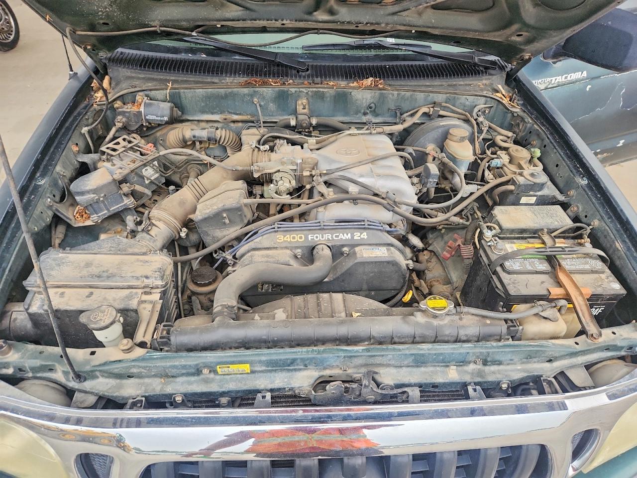 2001 Toyota Tacoma V6 Green vin: 5TEWN72N11Z833529