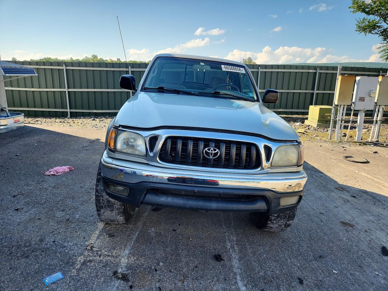 2003 Toyota Tacoma V6 Silver vin: 5TEWN72N13Z263096