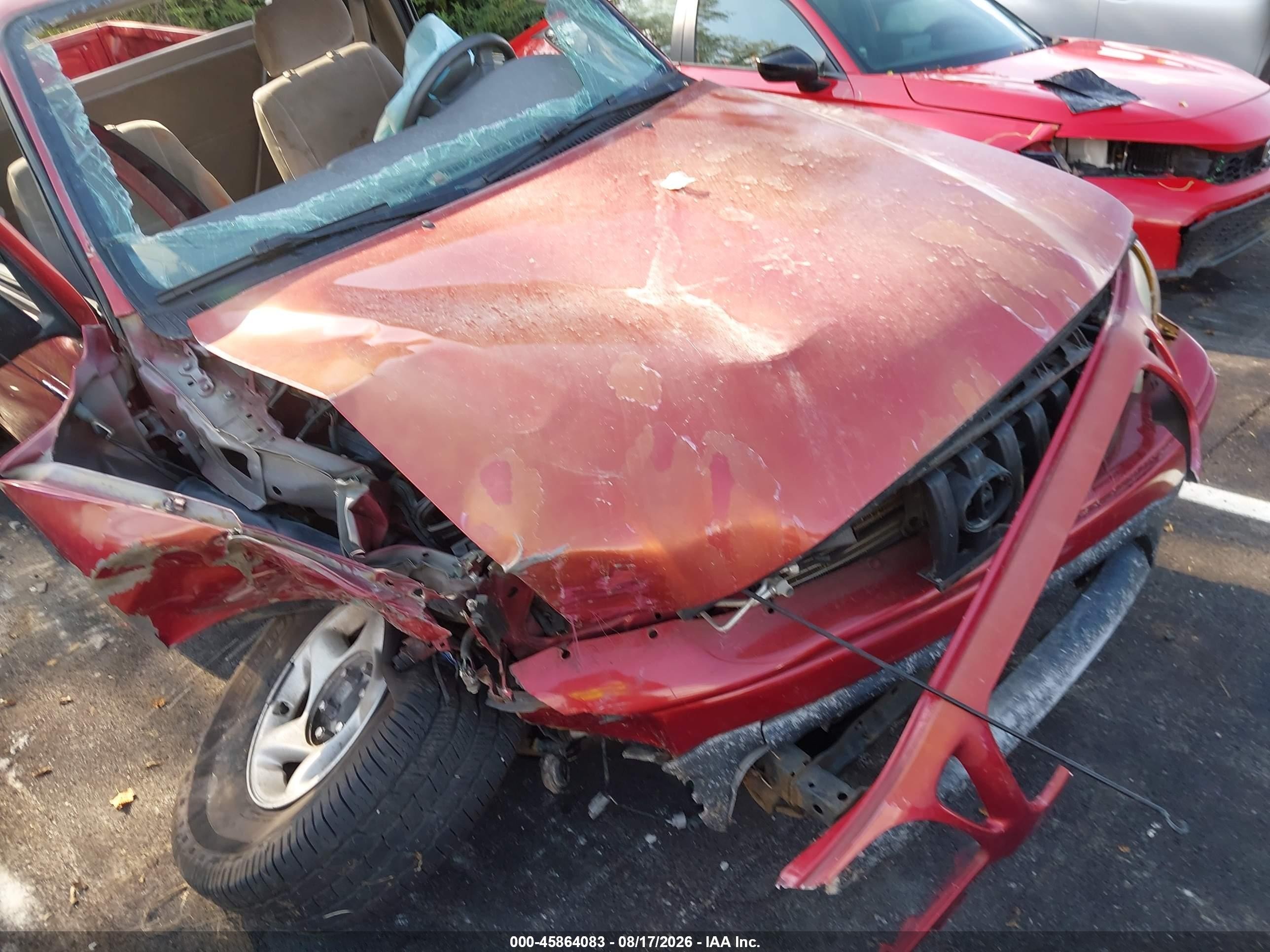 2004 Toyota Tacoma Base V6 Red vin: 5TEWN72N24Z414609