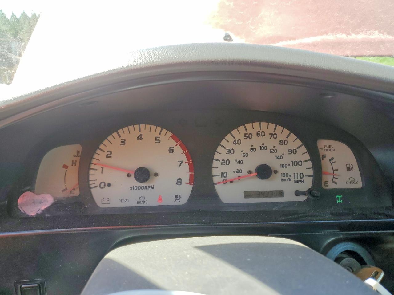 2001 Toyota Tacoma Xtracab Red vin: 5TEWN72N31Z789758