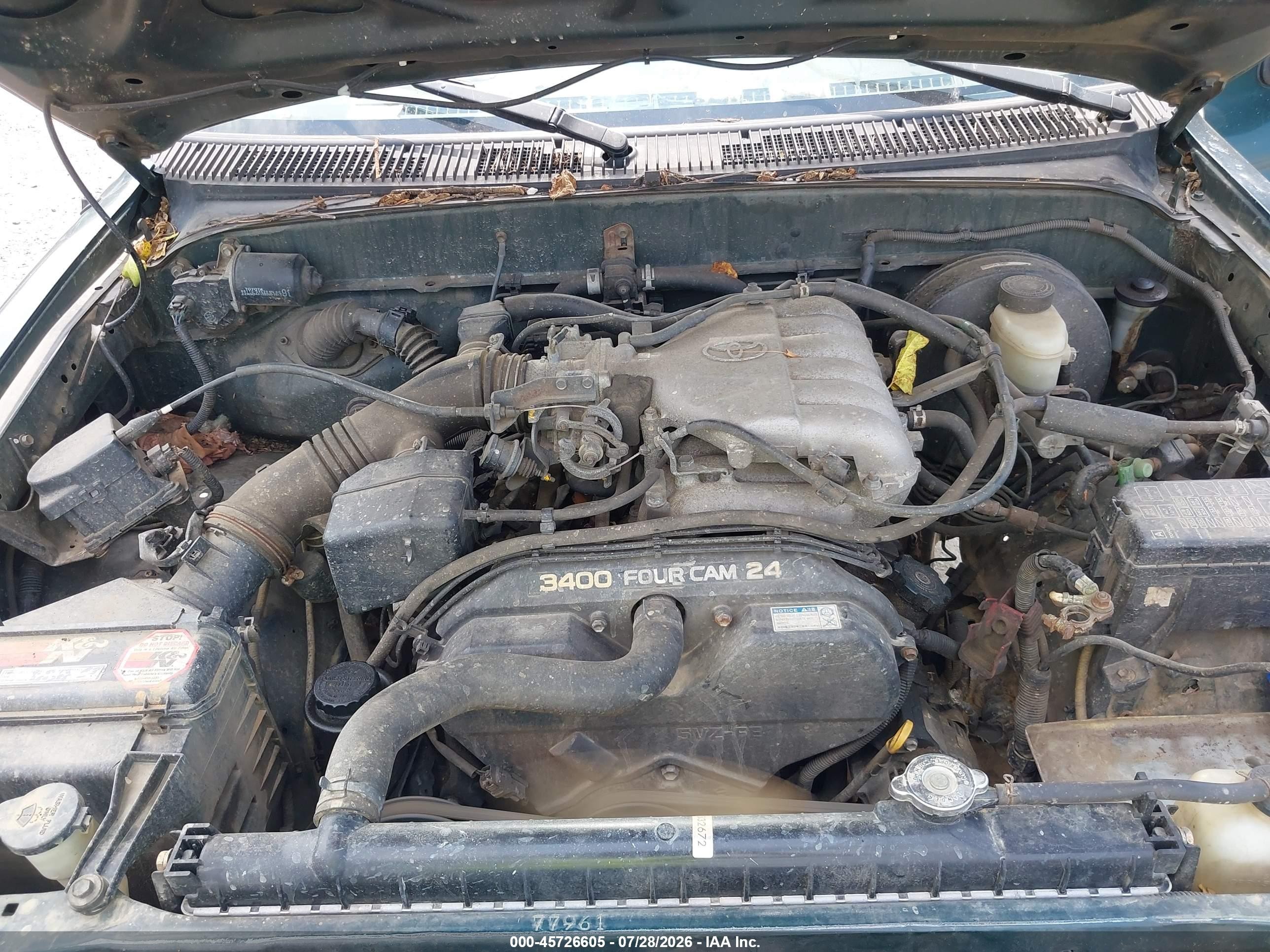2002 Toyota Tacoma Base V6 Green vin: 5TEWN72N32Z898108