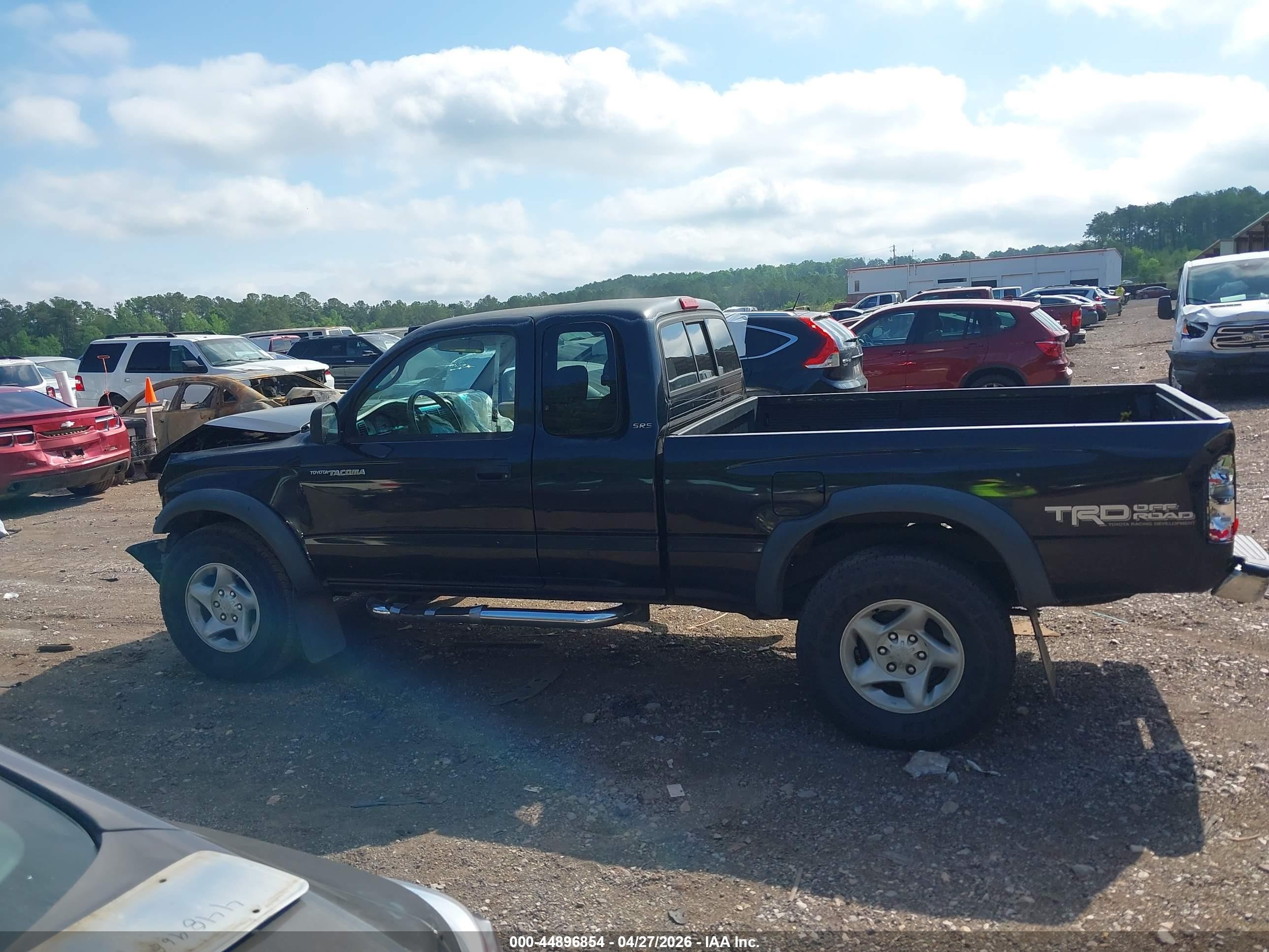 2003 Toyota Tacoma Base V6 Черный vin: 5TEWN72N33Z302769