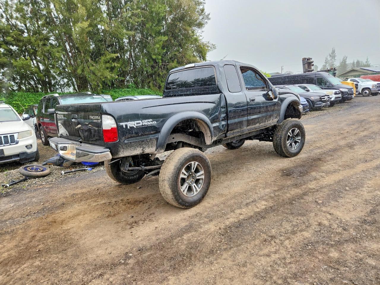 2003 Toyota Tacoma Xtracab Черный vin: 5TEWN72N43Z304532